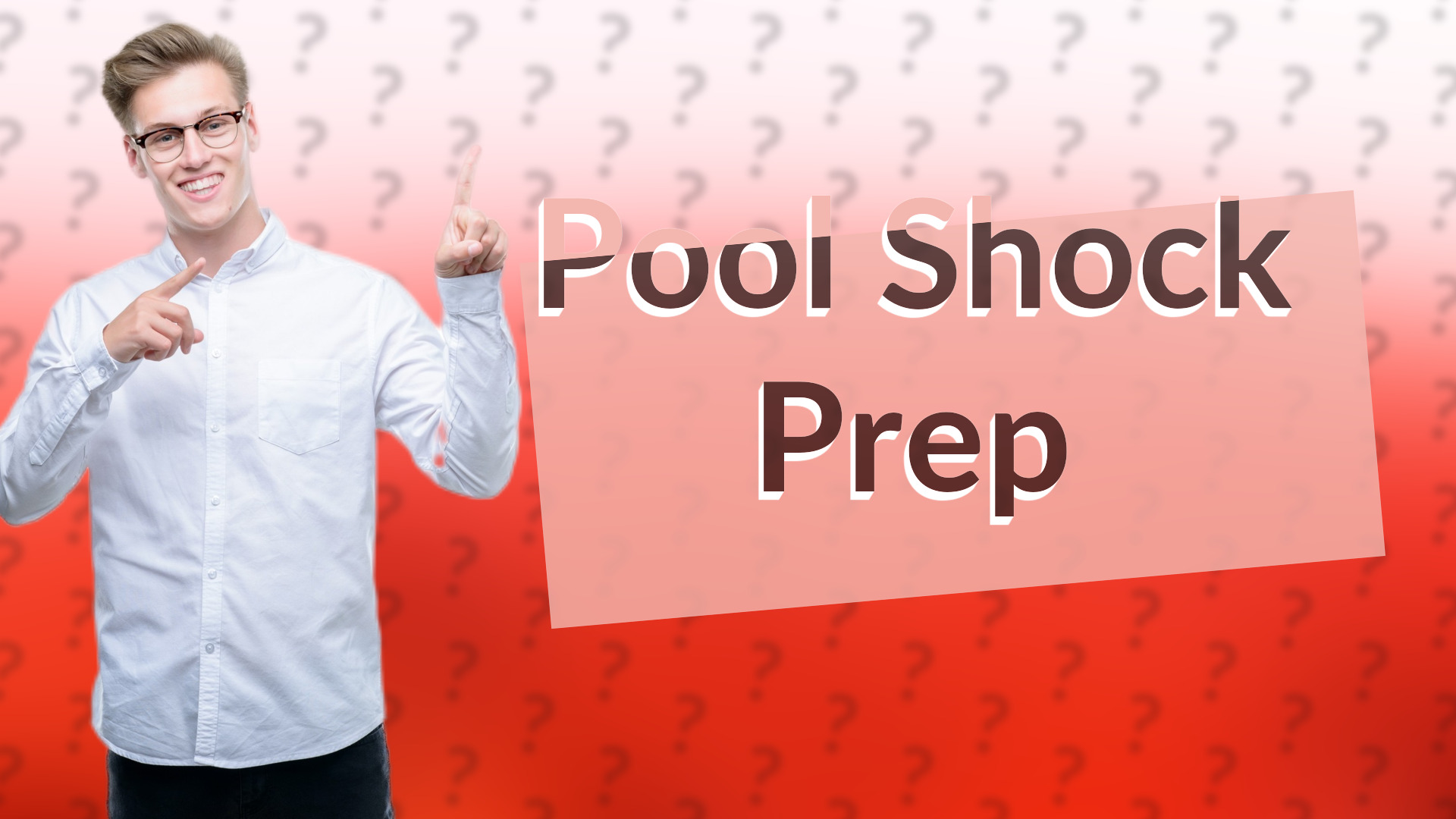 Pool Shock Prep