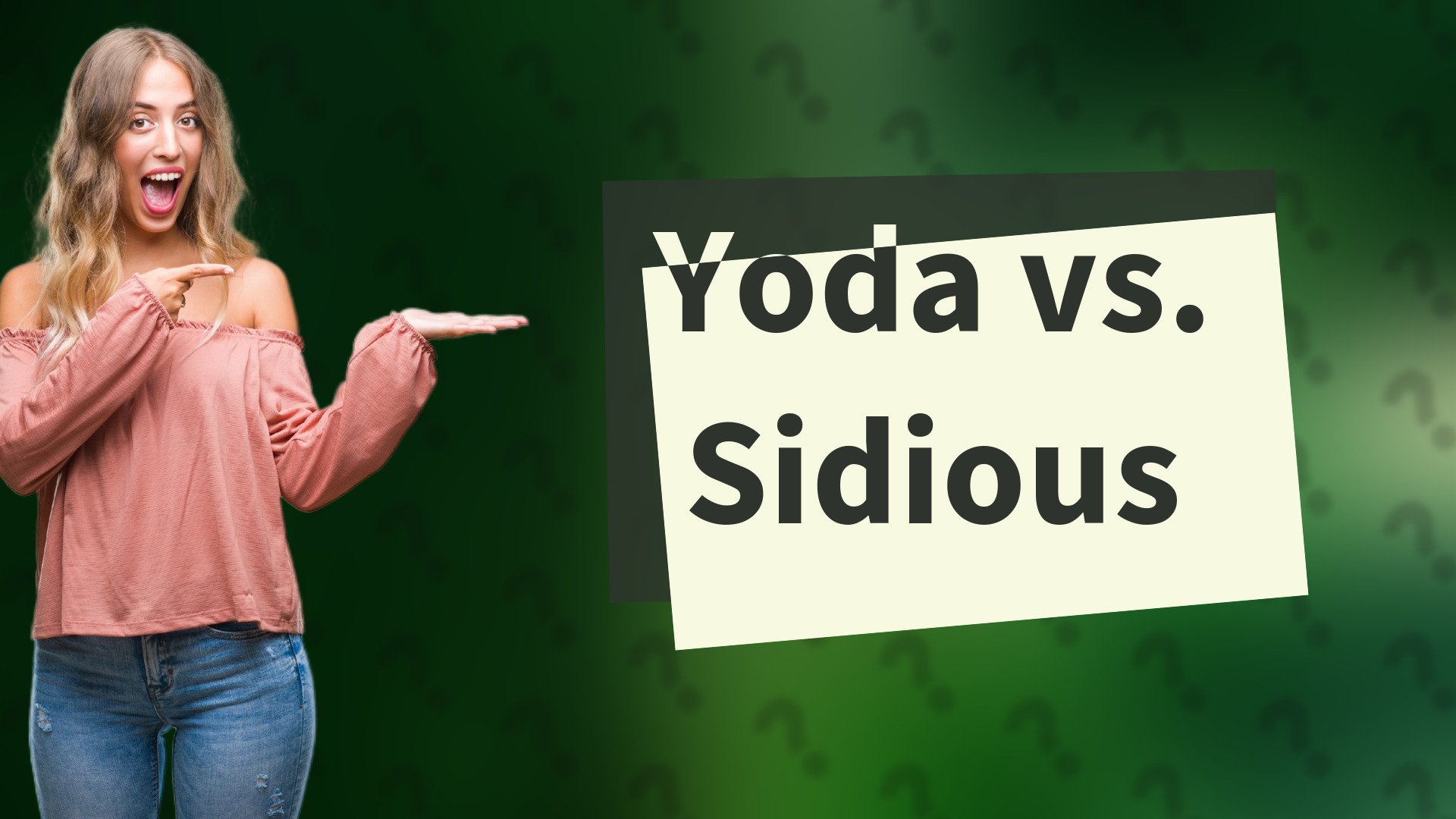 Yoda vs. Sidious