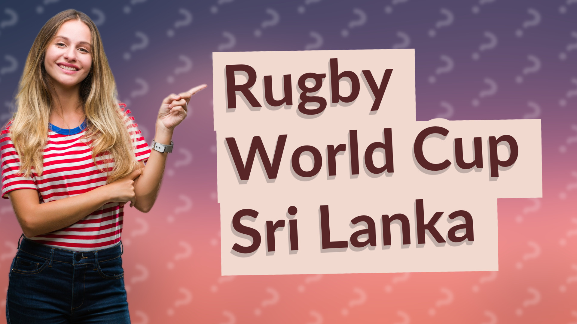 Rugby World Cup Sri Lanka