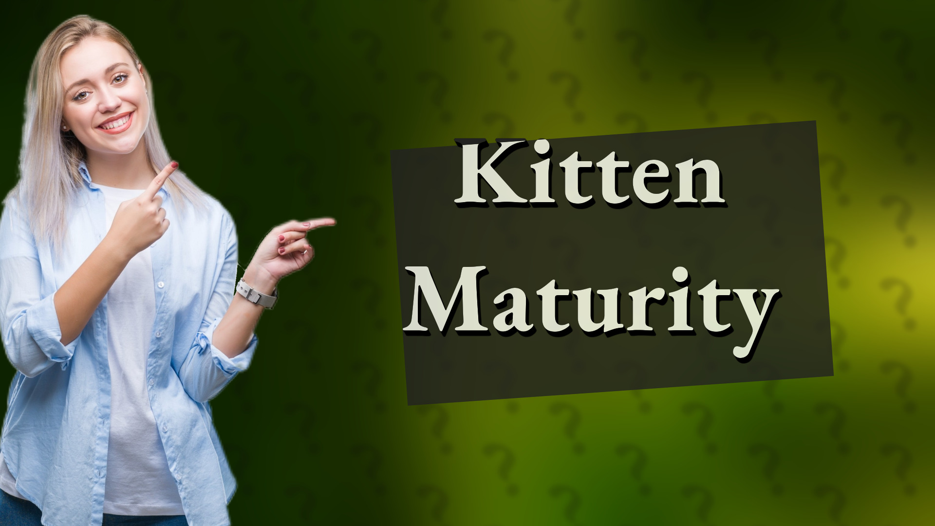 Kitten Maturity