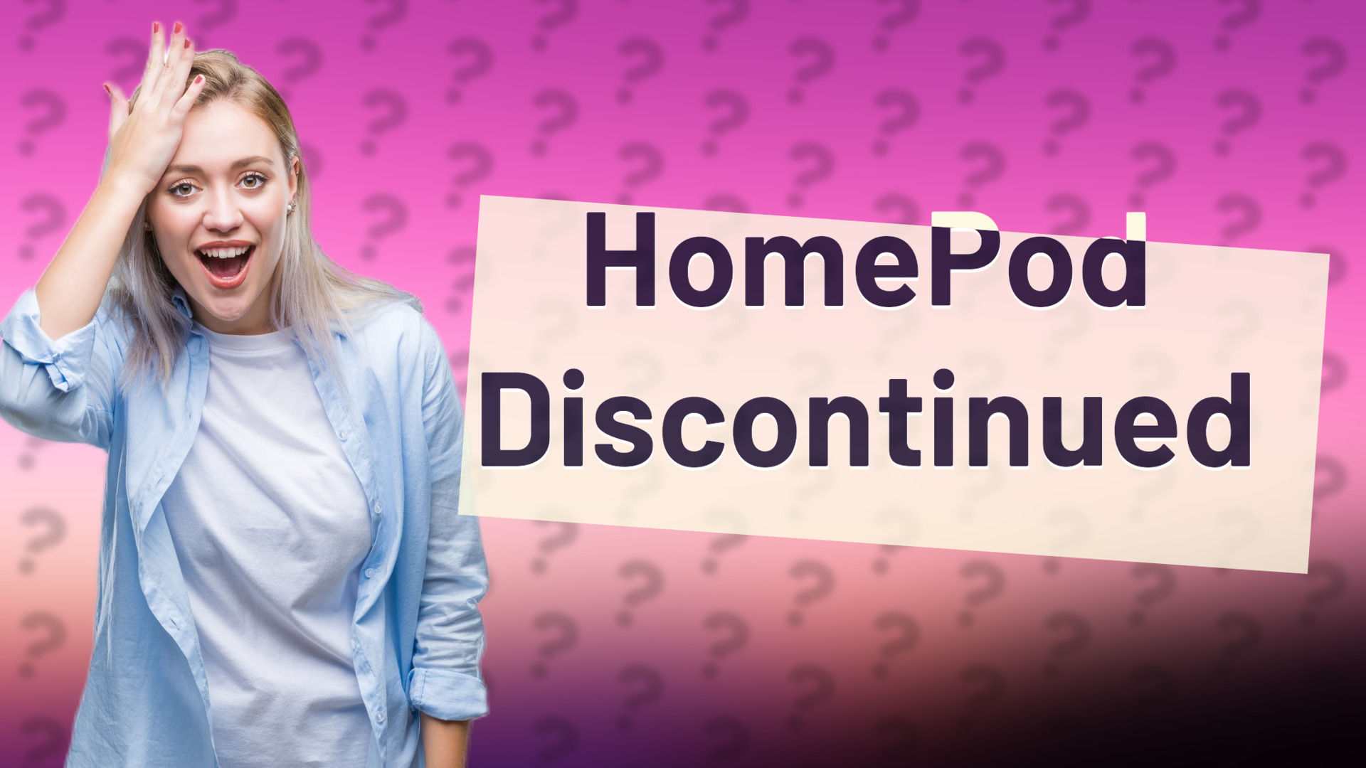 HomePod Discontinued