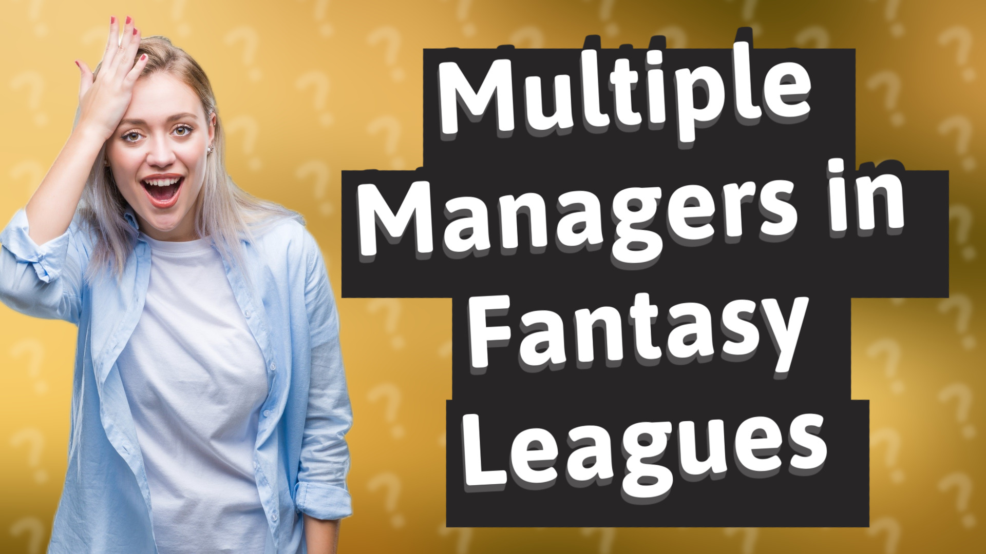 Multiple Managers in Fantasy Leagues