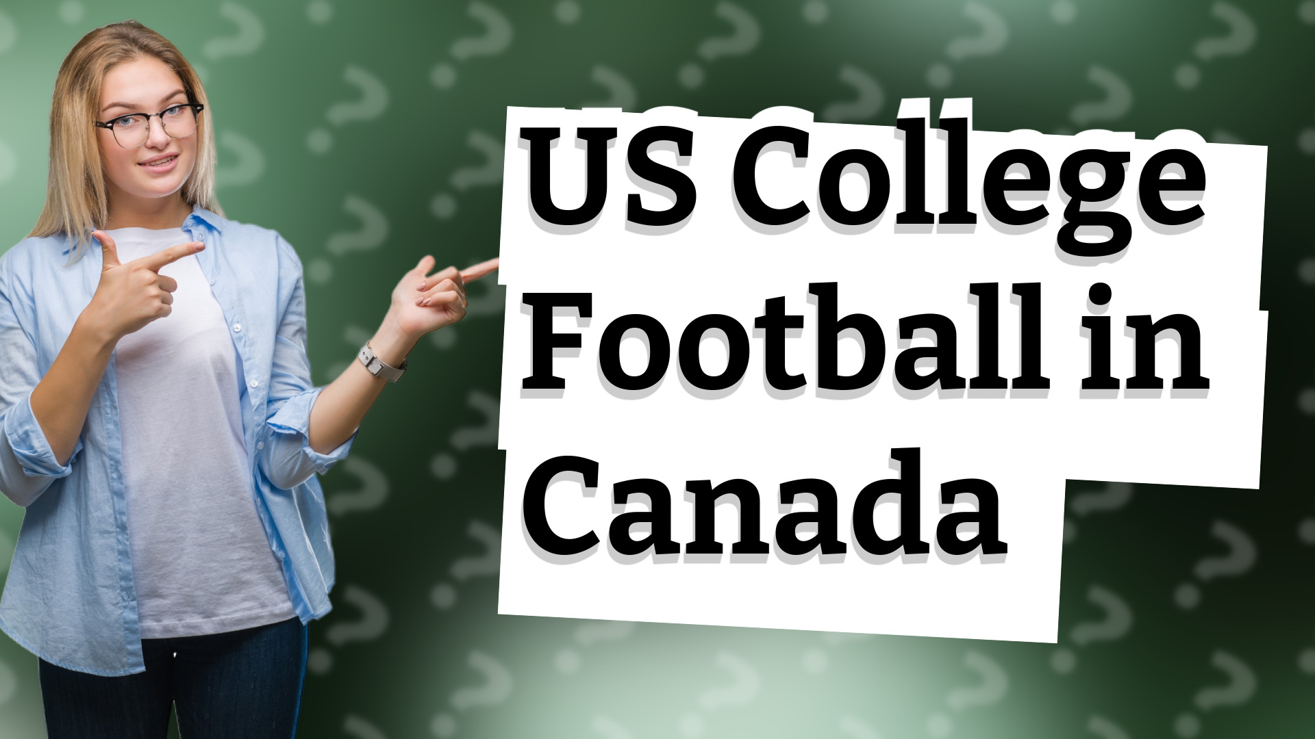 US College Football in Canada