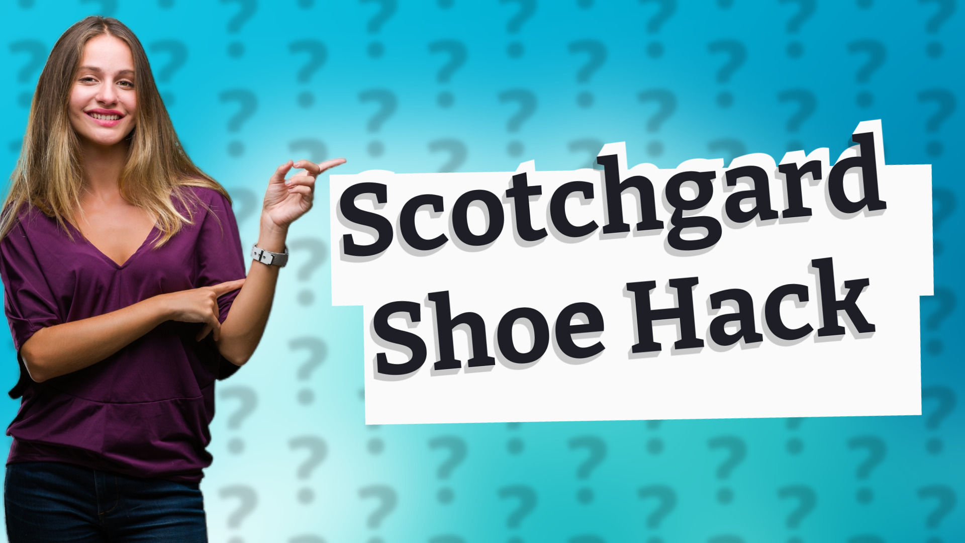 Scotchgard Shoe Hack