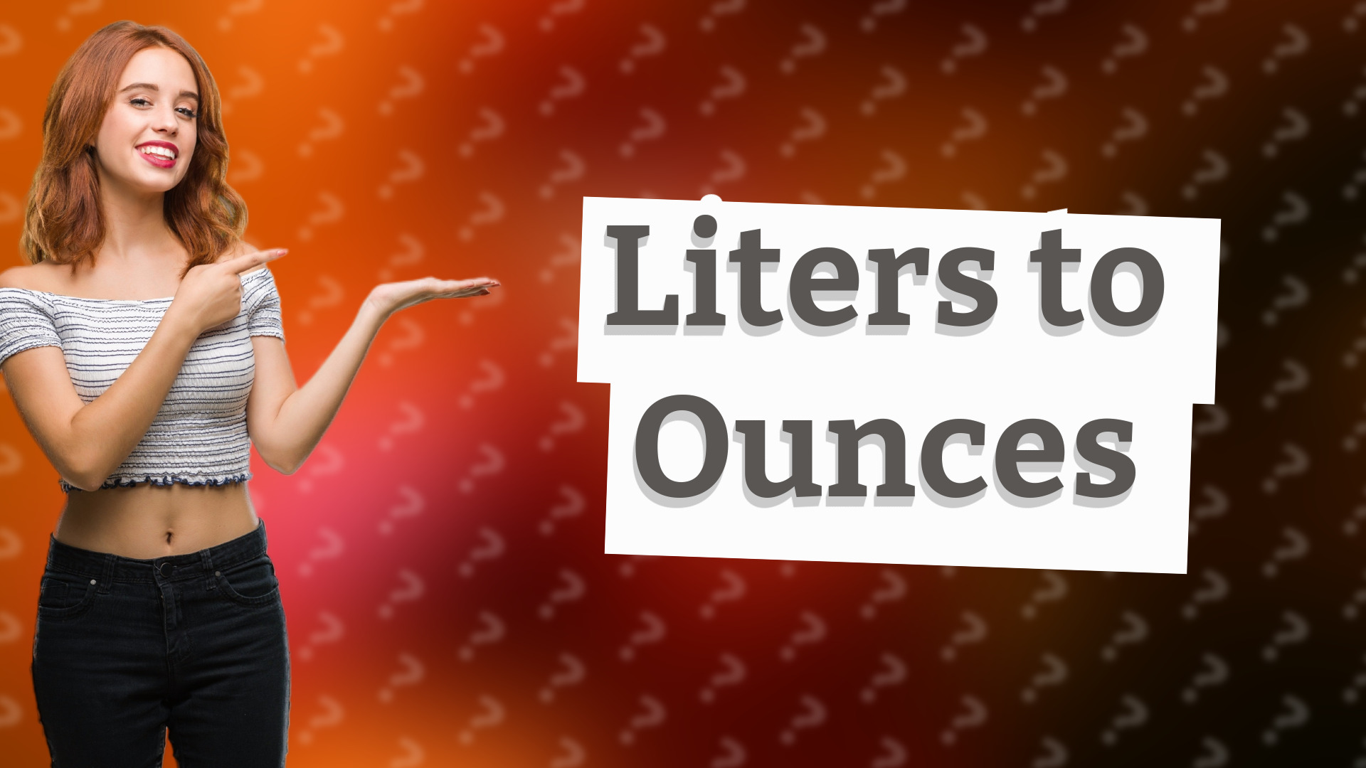 Liters to Ounces