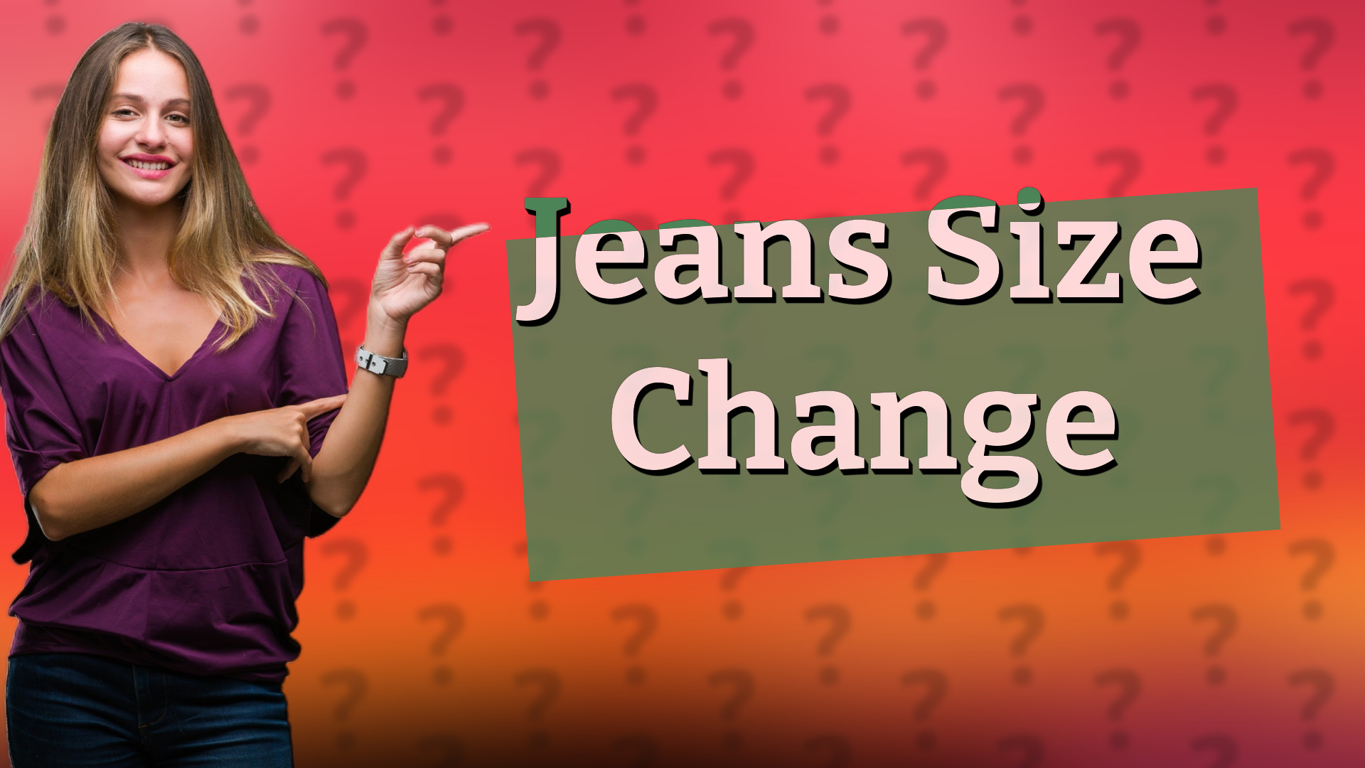 Jeans Size Change