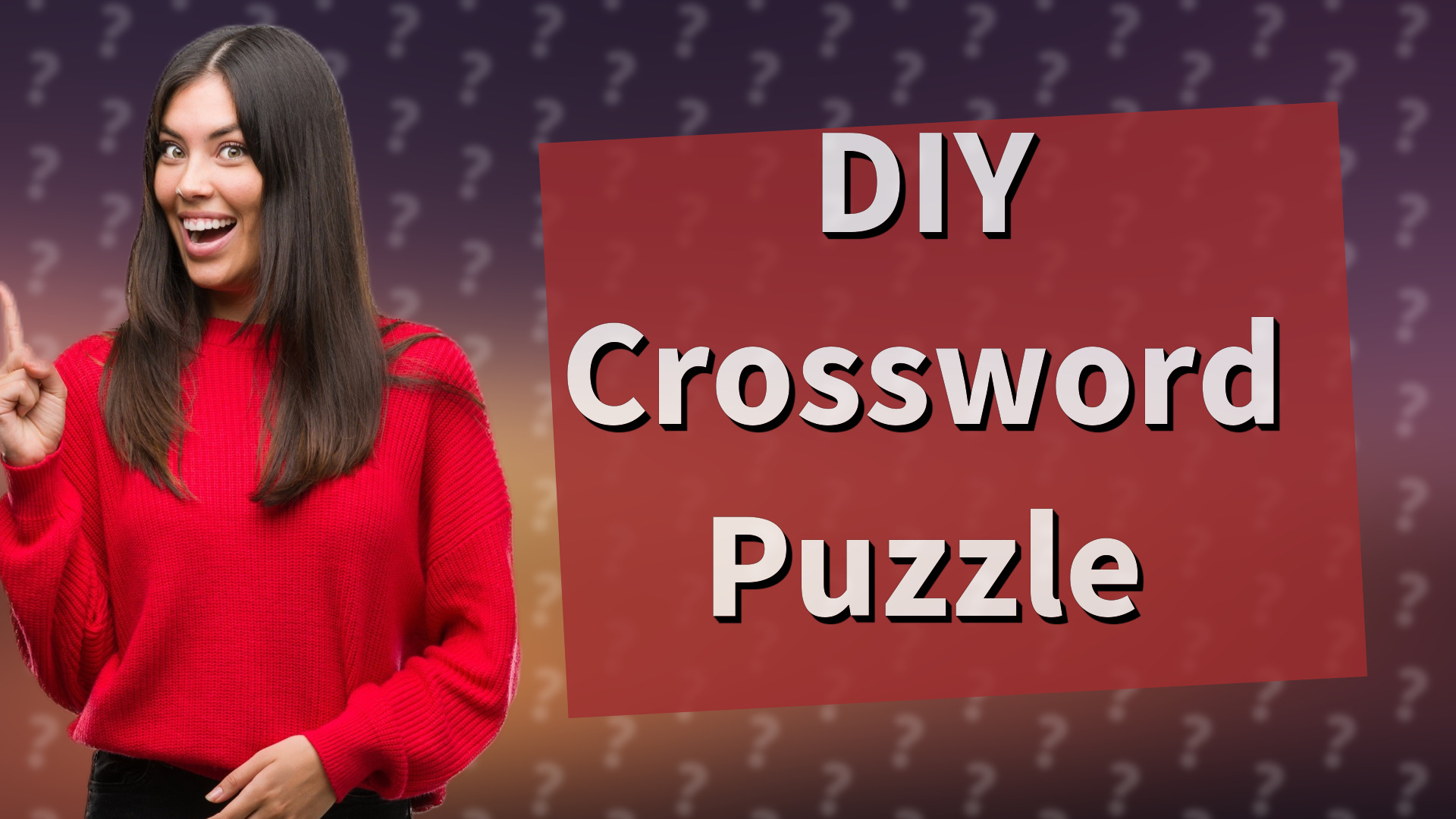 DIY Crossword Puzzle