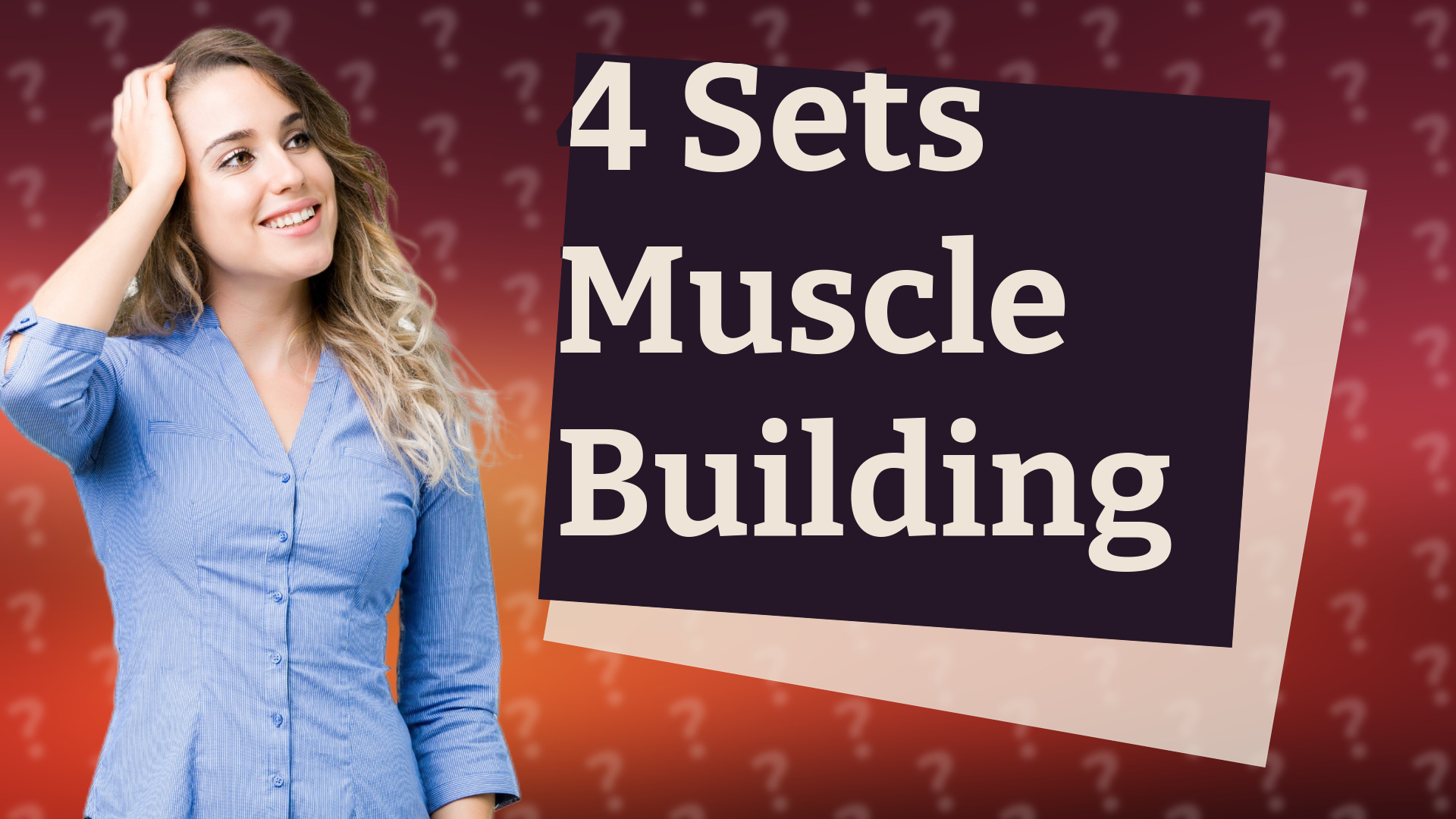 4 Sets Muscle Building
