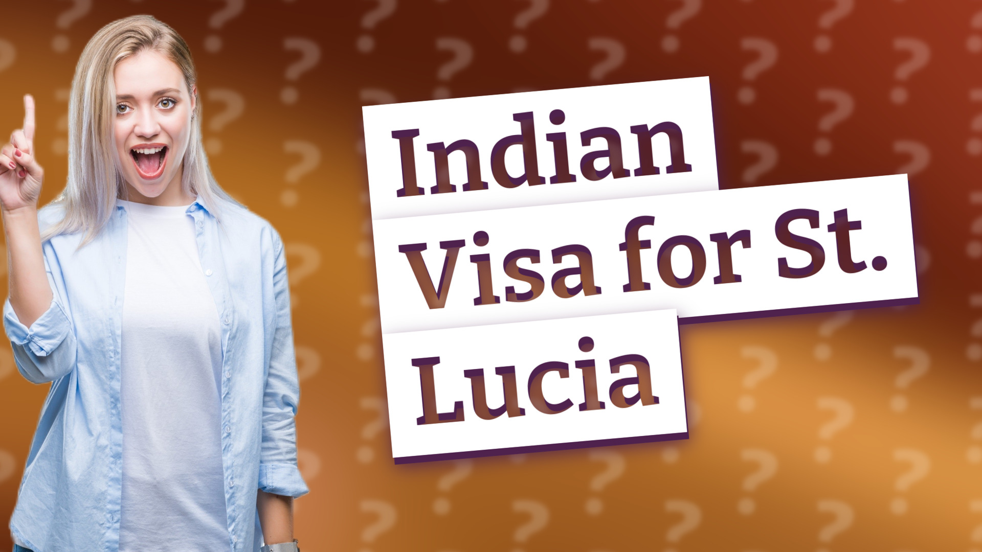 Indian Visa for St. Lucia