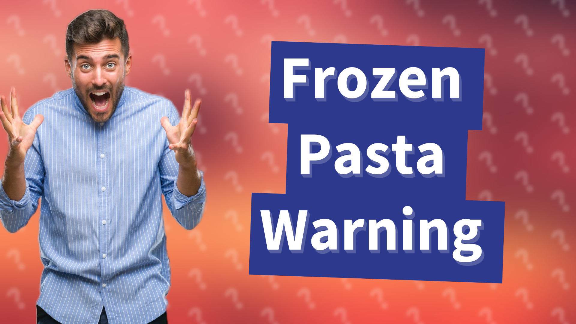Frozen Pasta Warning