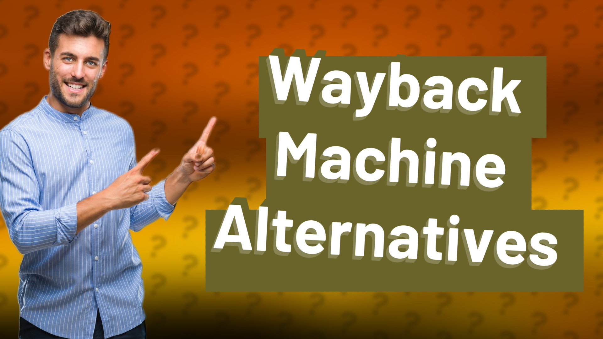 Wayback Machine Alternatives