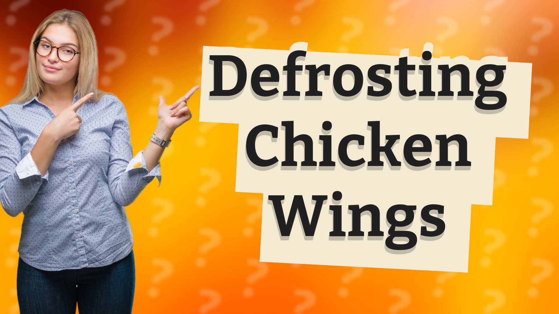 Defrosting Chicken Wings