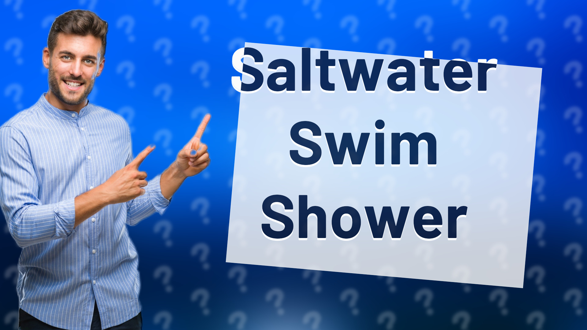 Saltwater Swim Shower