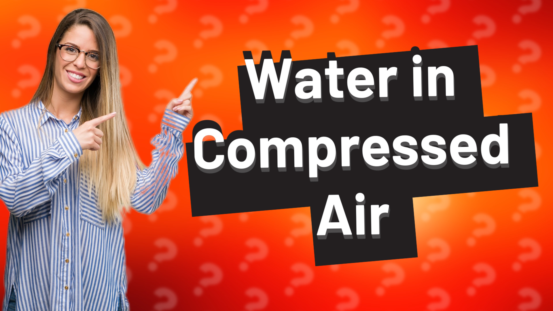 Water in Compressed Air