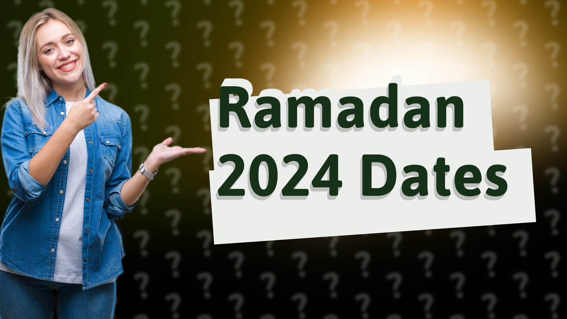 Ramadan 2024 Dates