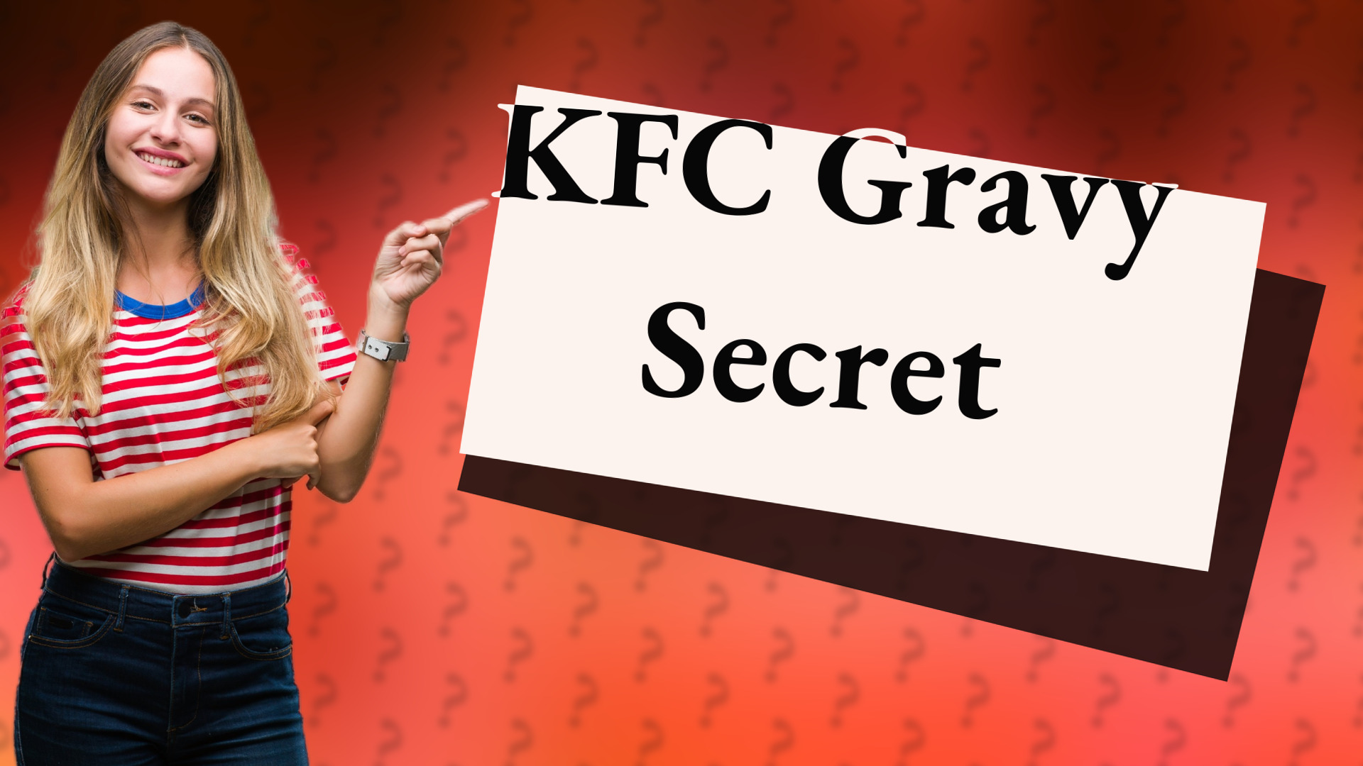 KFC Gravy Secret