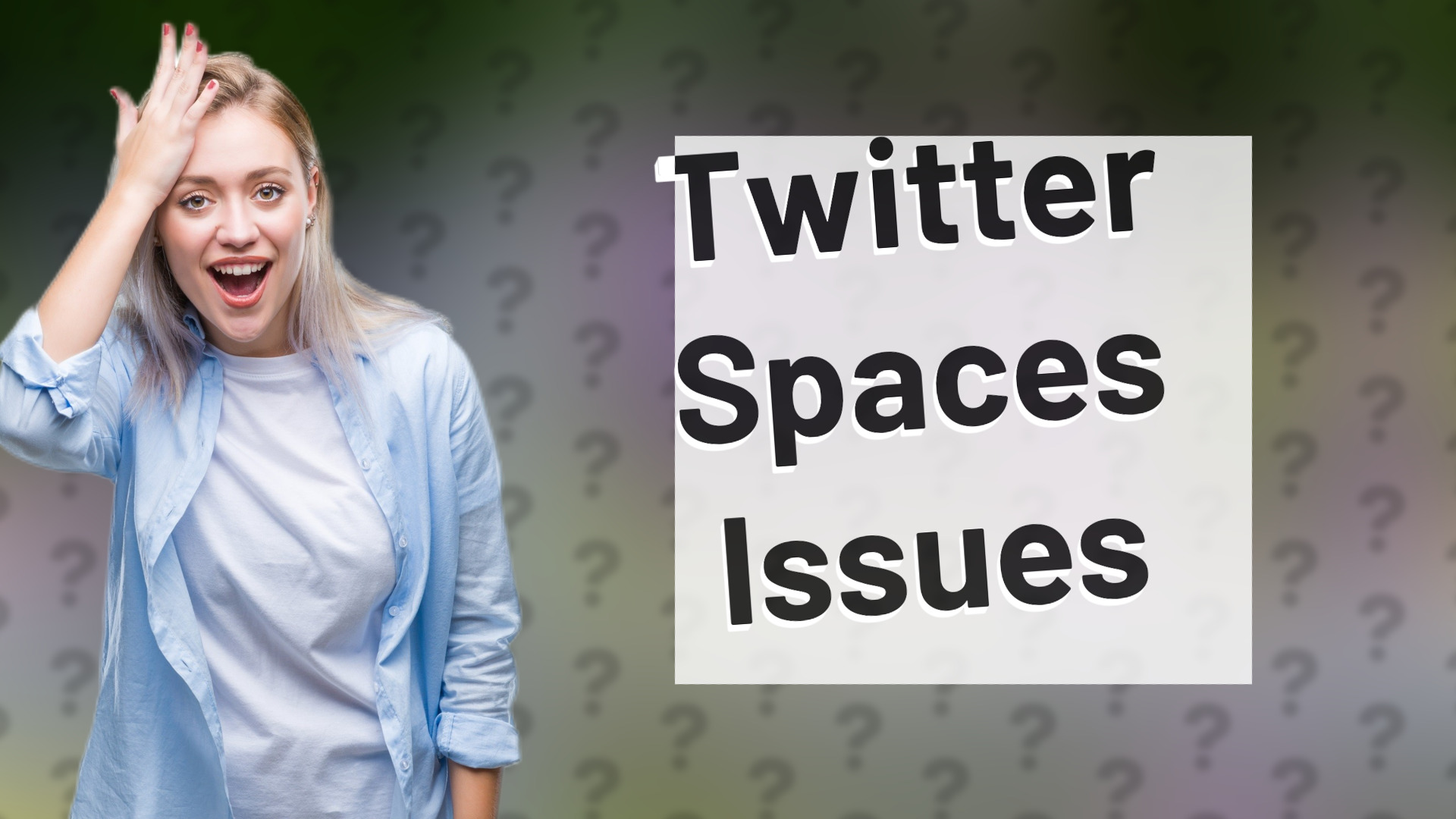 Twitter Spaces Issues