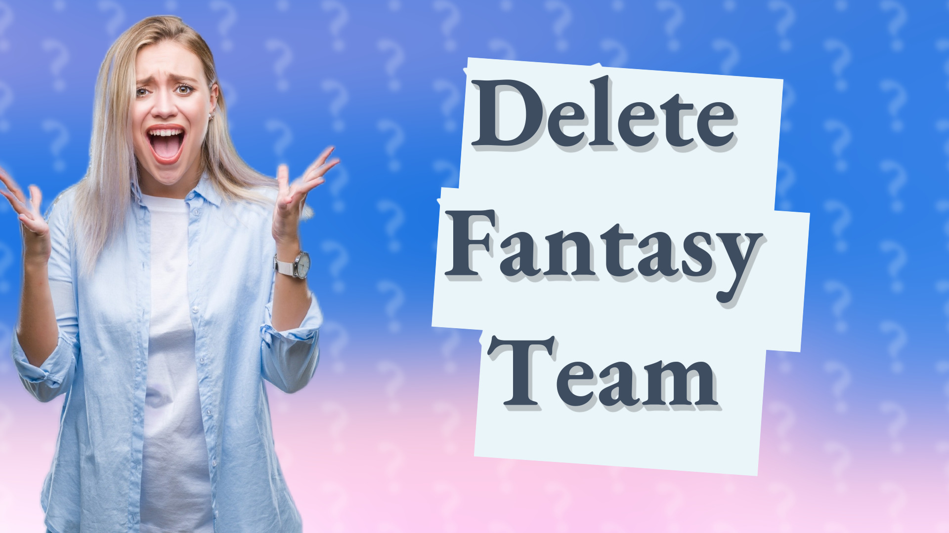 Delete Fantasy Team