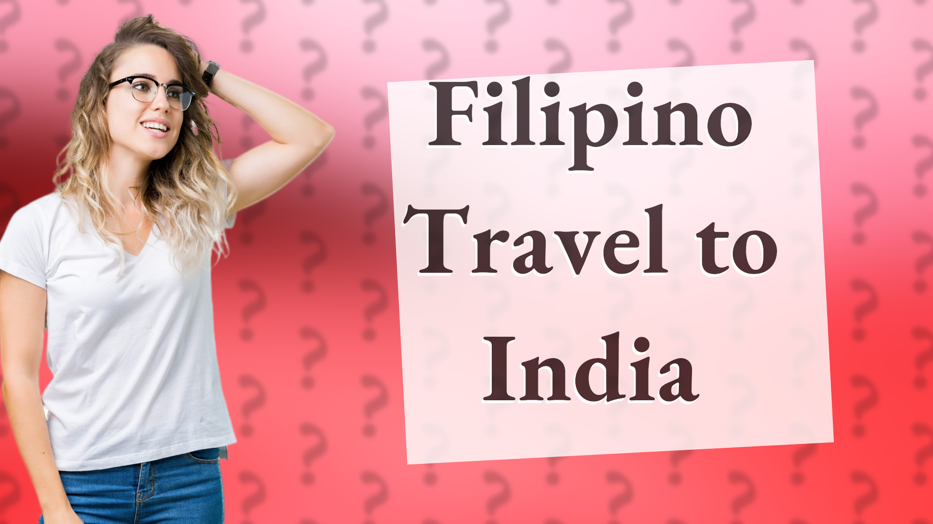 Filipino Travel to India
