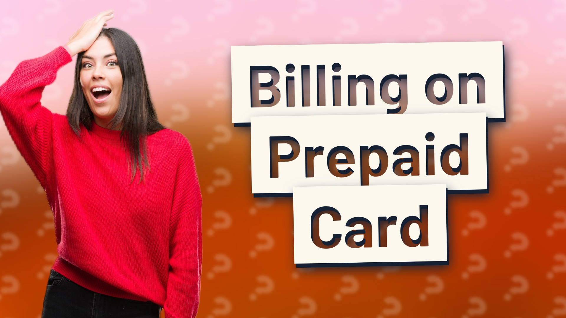 Billing on Prepaid Card