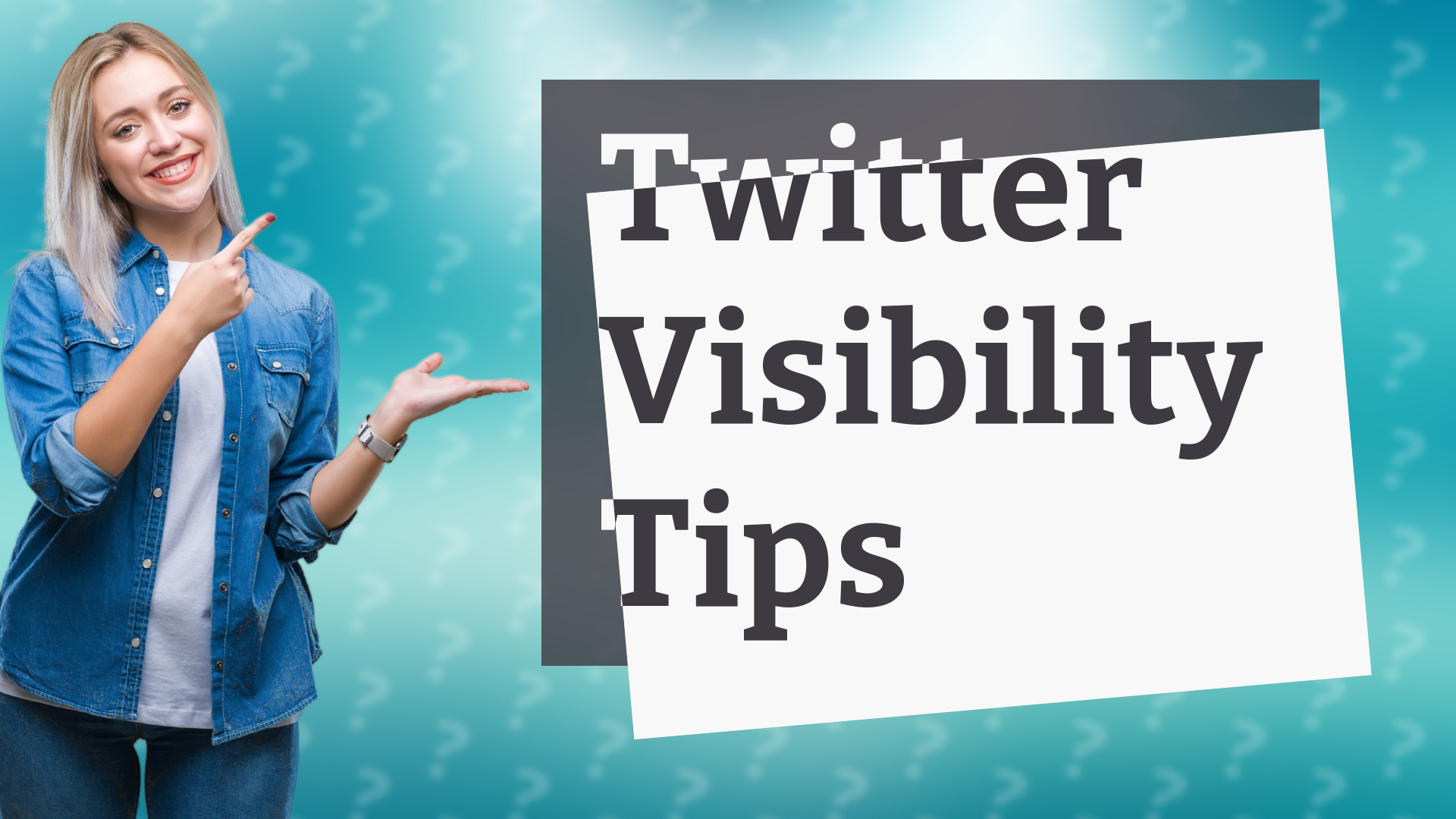 Twitter Visibility Tips
