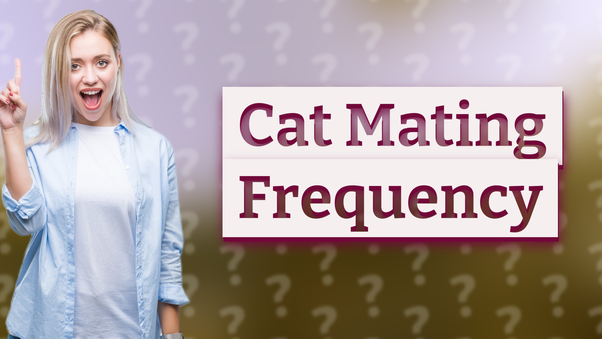 Cat Mating Frequency