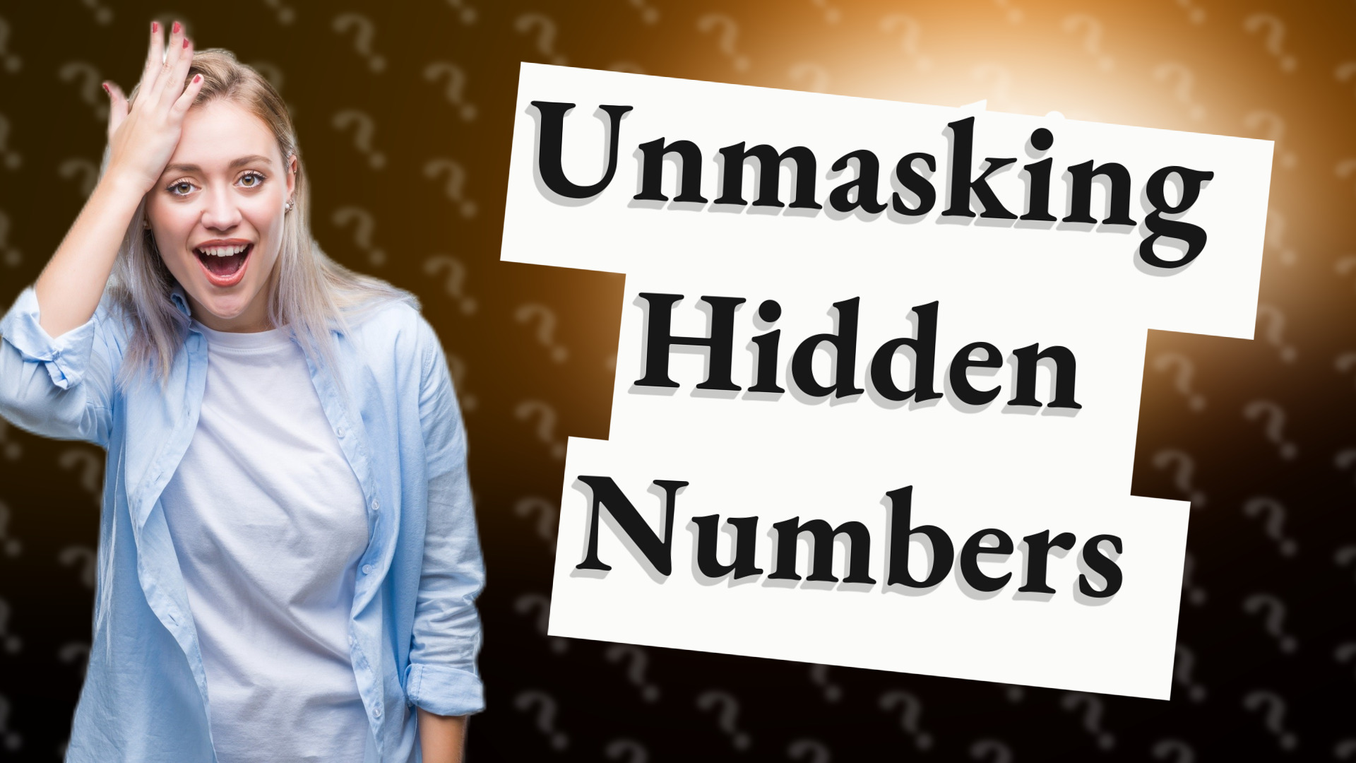 Unmasking Hidden Numbers