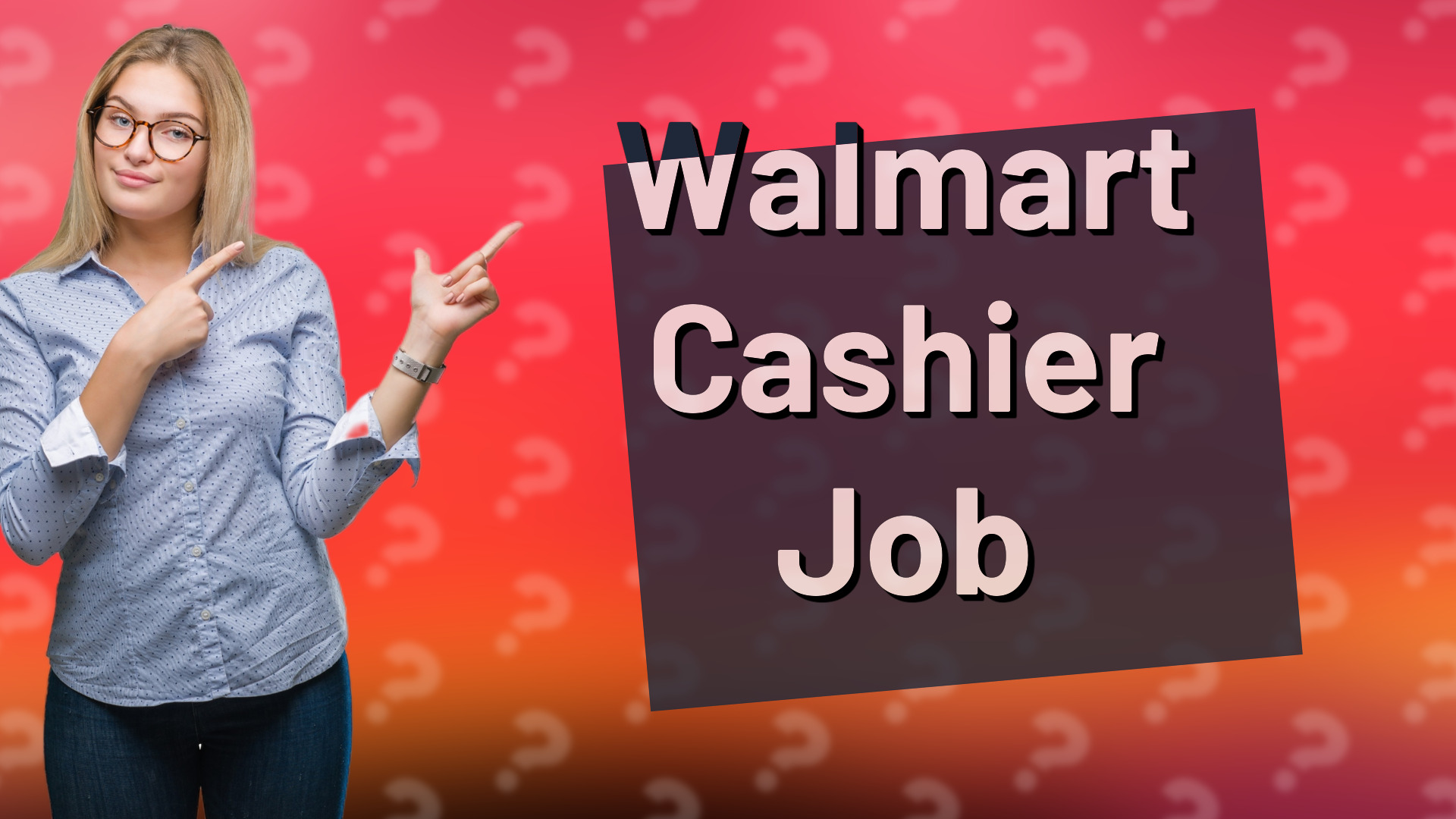 Walmart Cashier Job