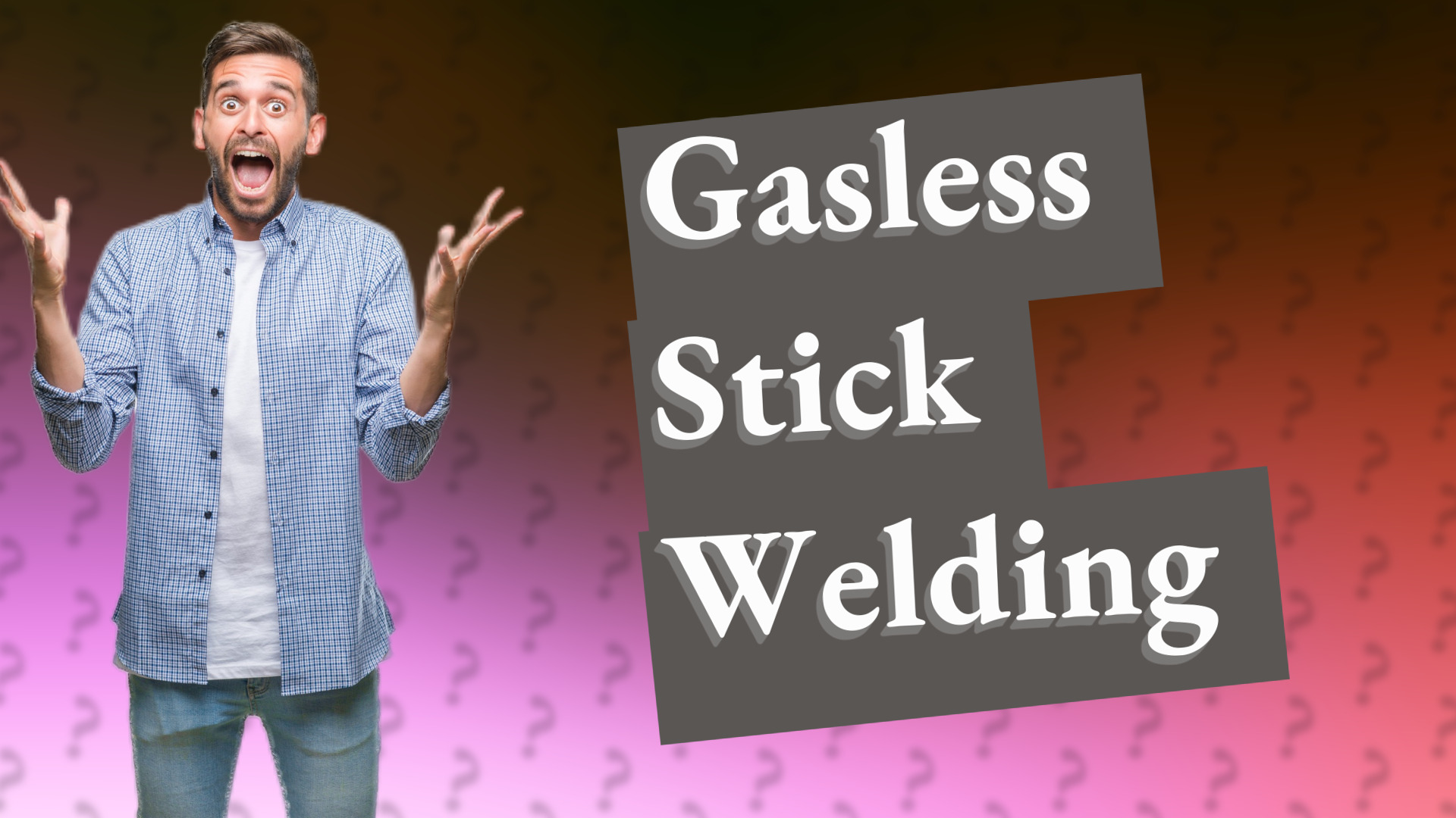 Gasless Stick Welding