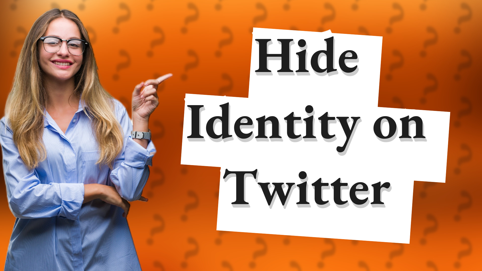 Hide Identity on Twitter