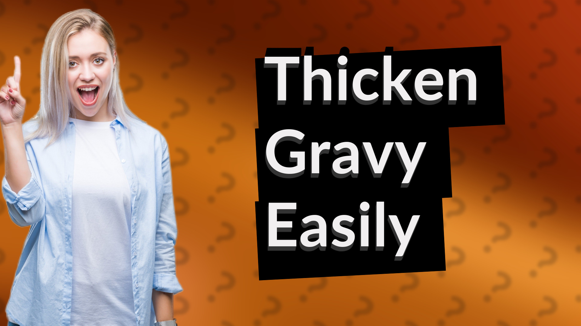 Thicken Gravy Easily