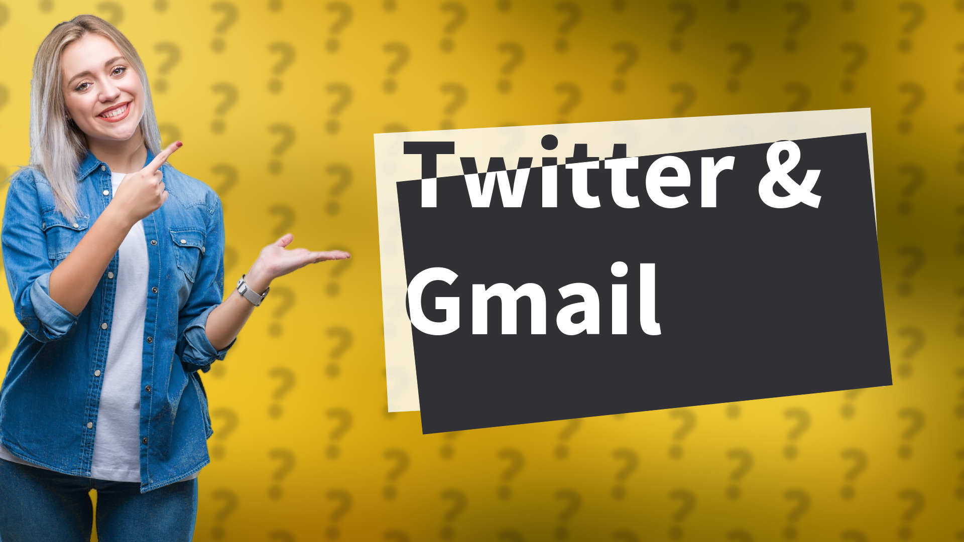 Twitter & Gmail