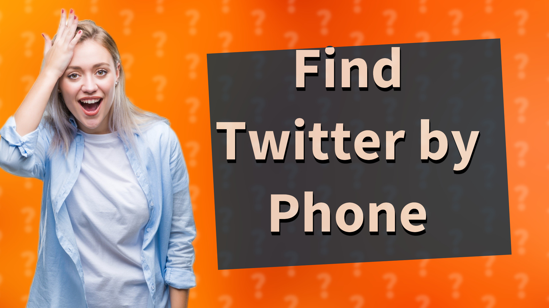 Find Twitter by Phone