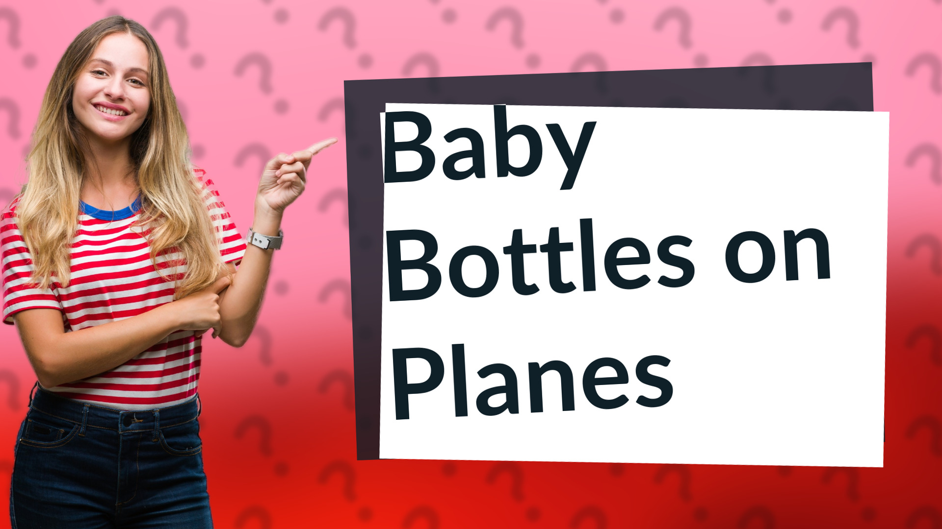 Baby Bottles on Planes