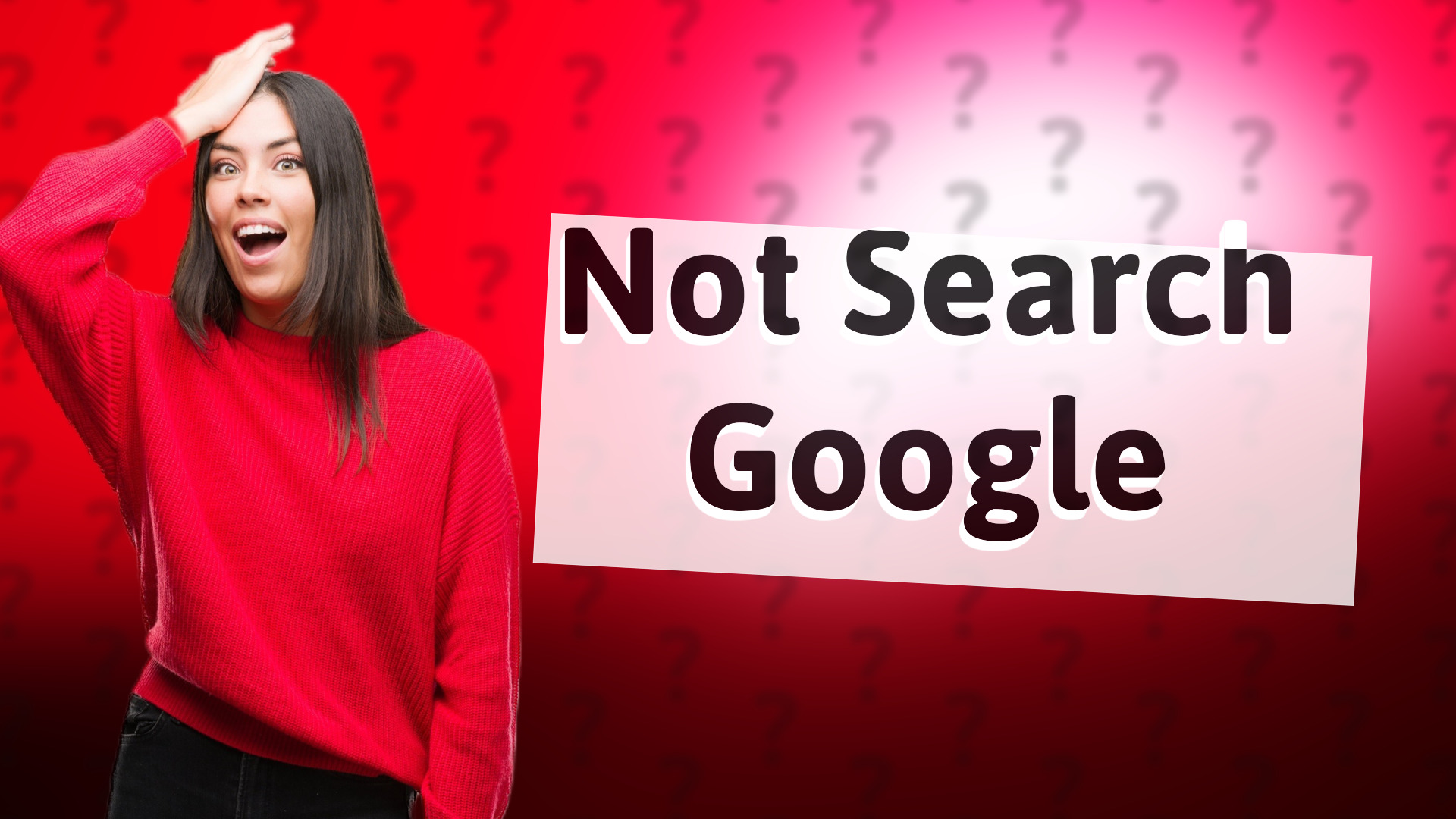 Not Search Google
