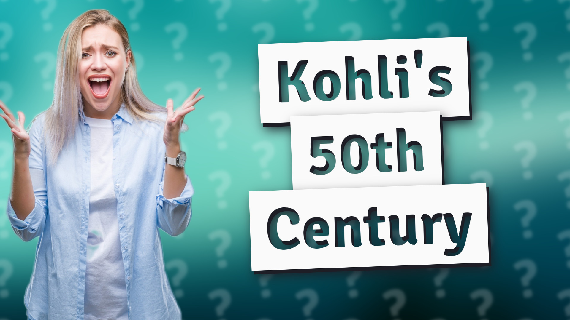 Kohli's 50th Century