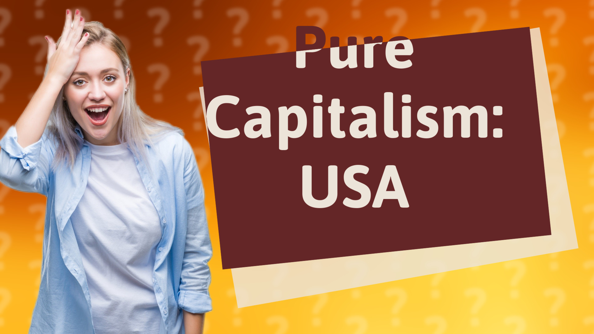 Pure Capitalism: USA