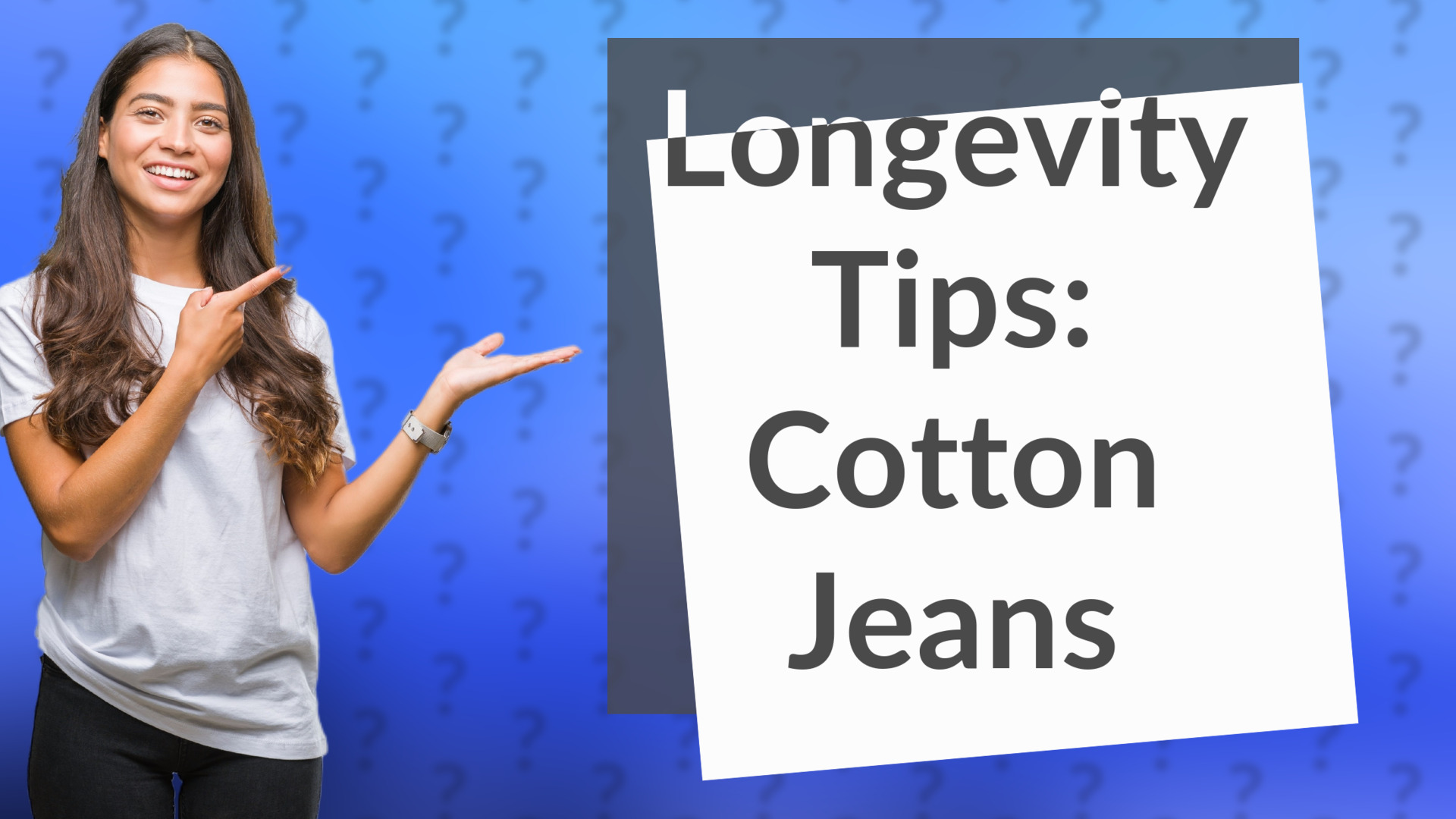 Longevity Tips: Cotton Jeans