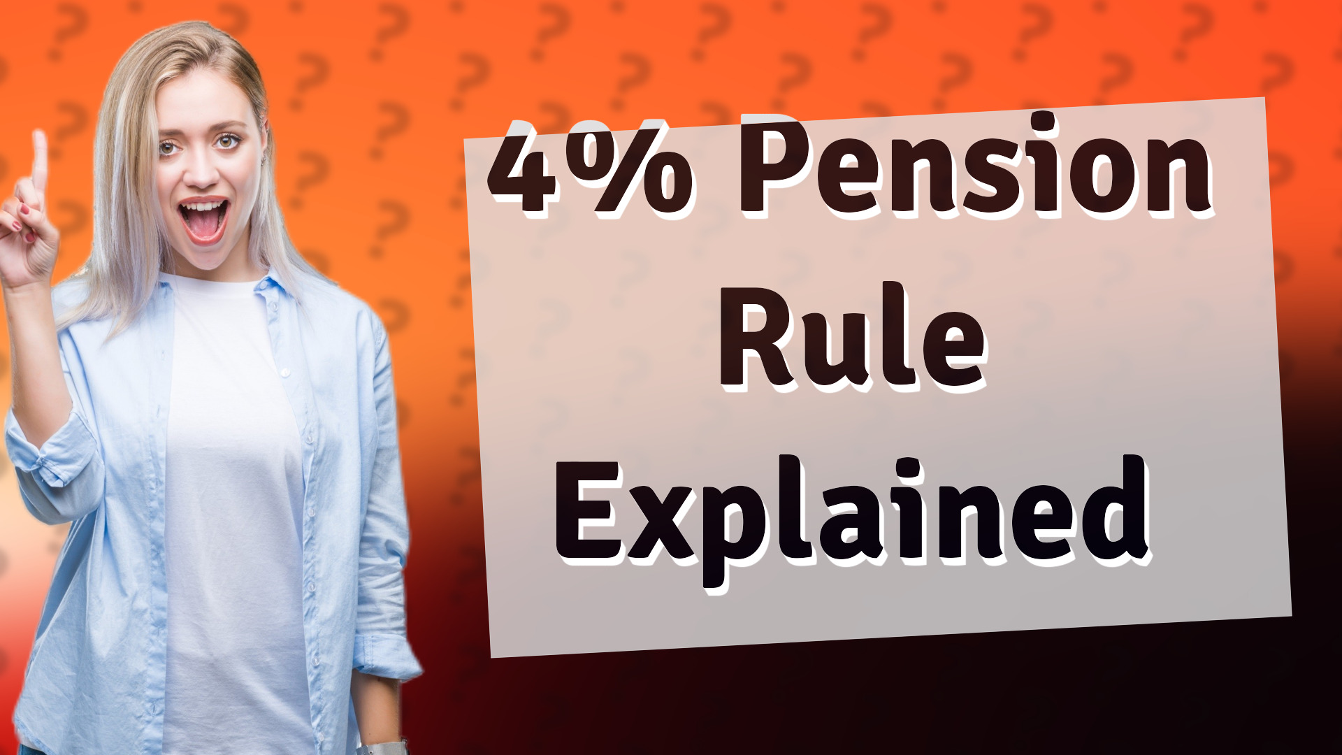 4% Pension Rule Explained