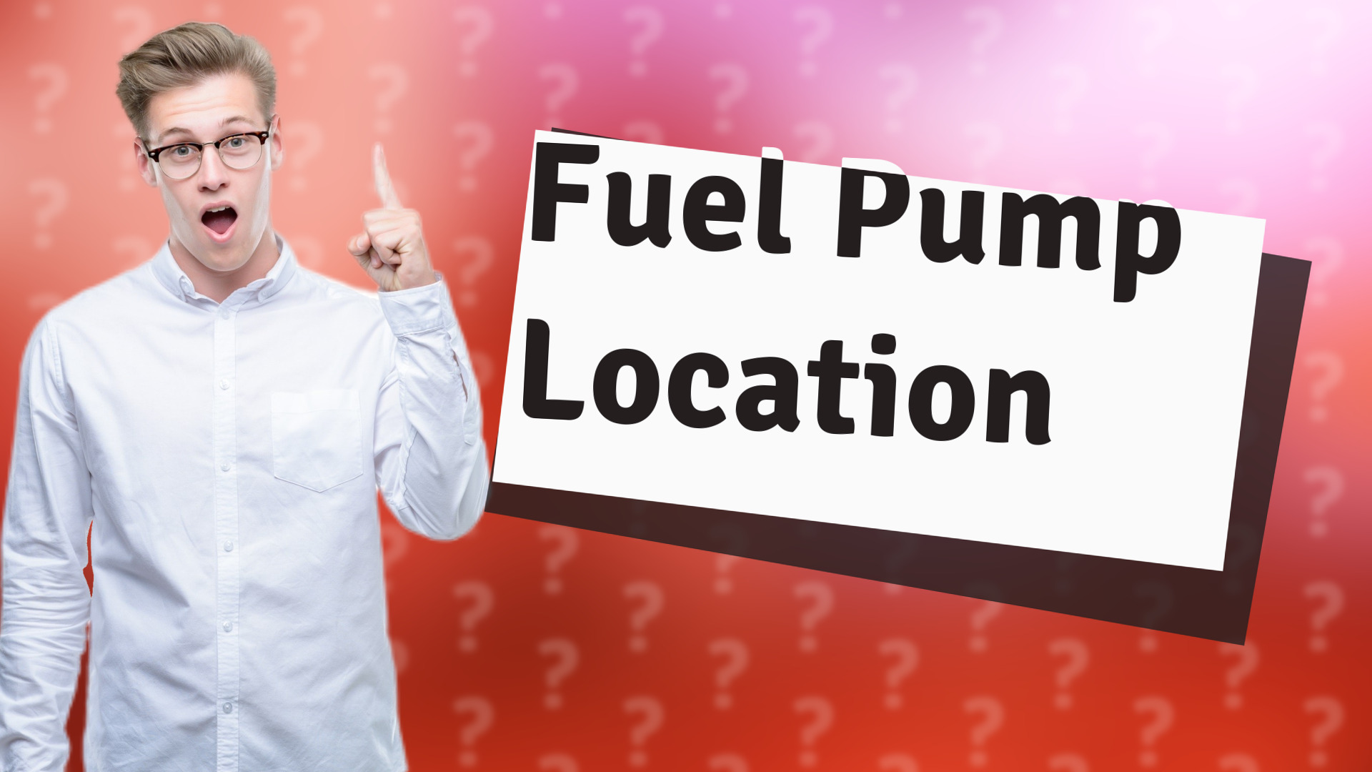 Fuel Pump Location