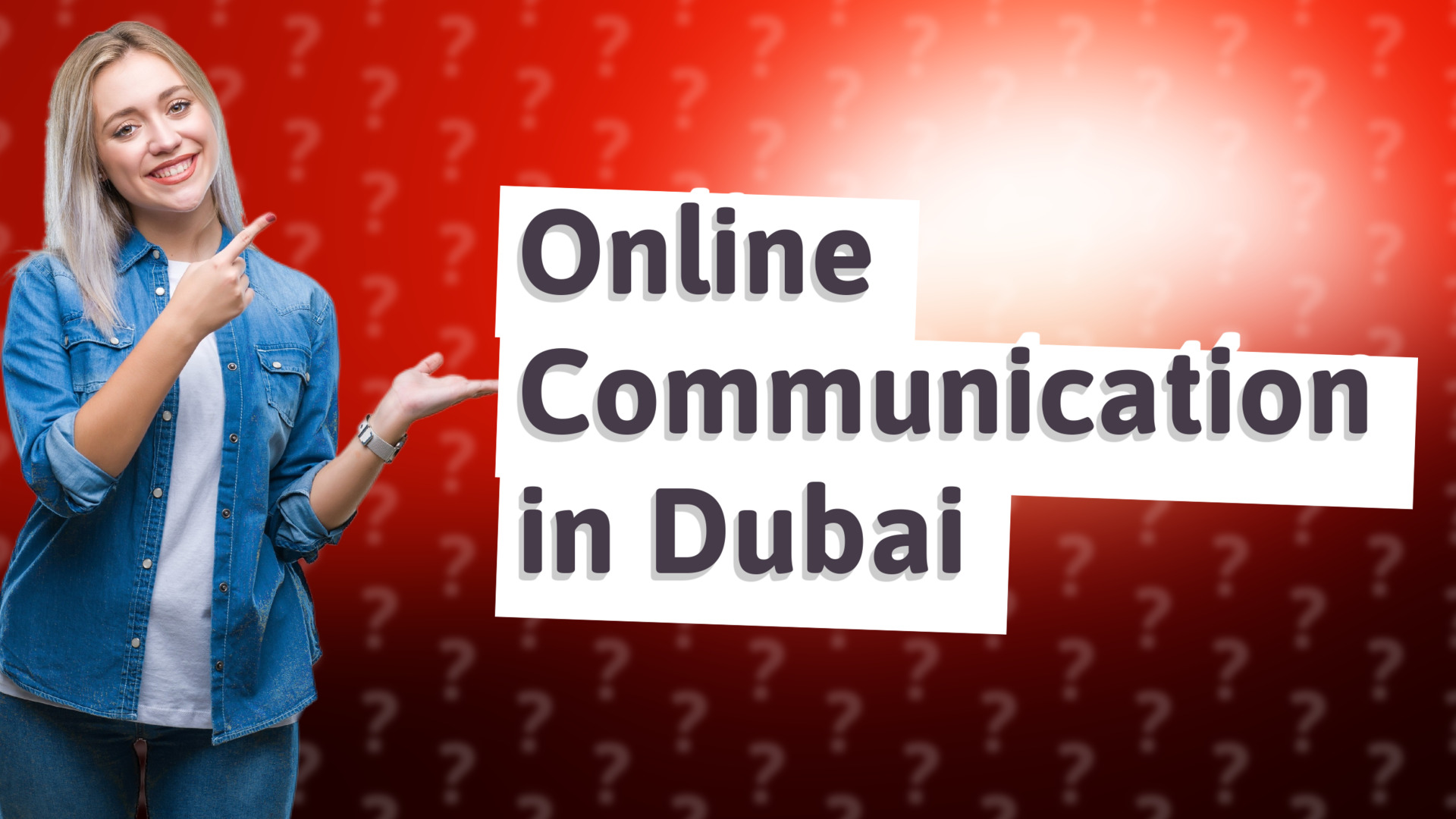 Online Communication in Dubai