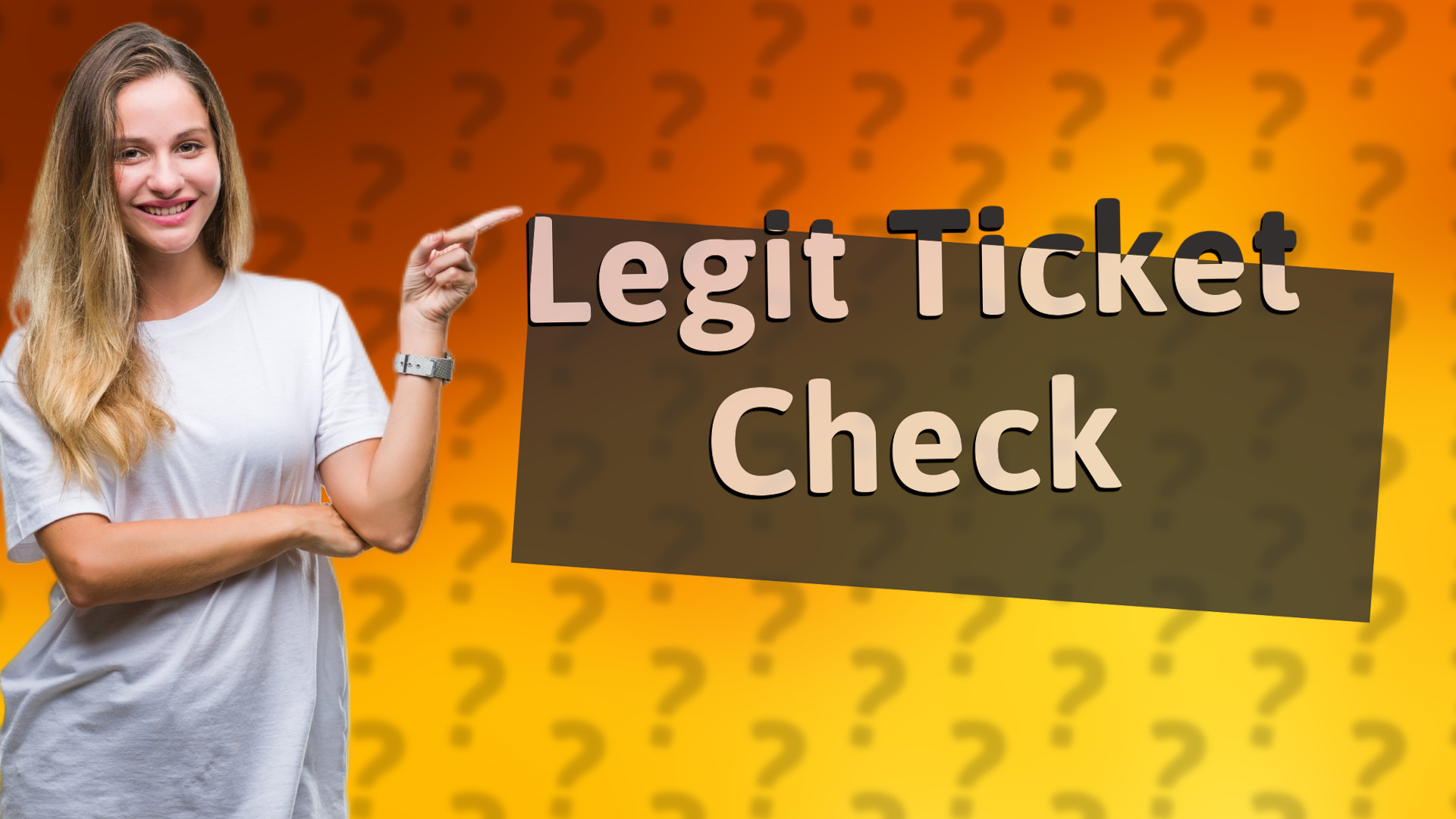 Legit Ticket Check