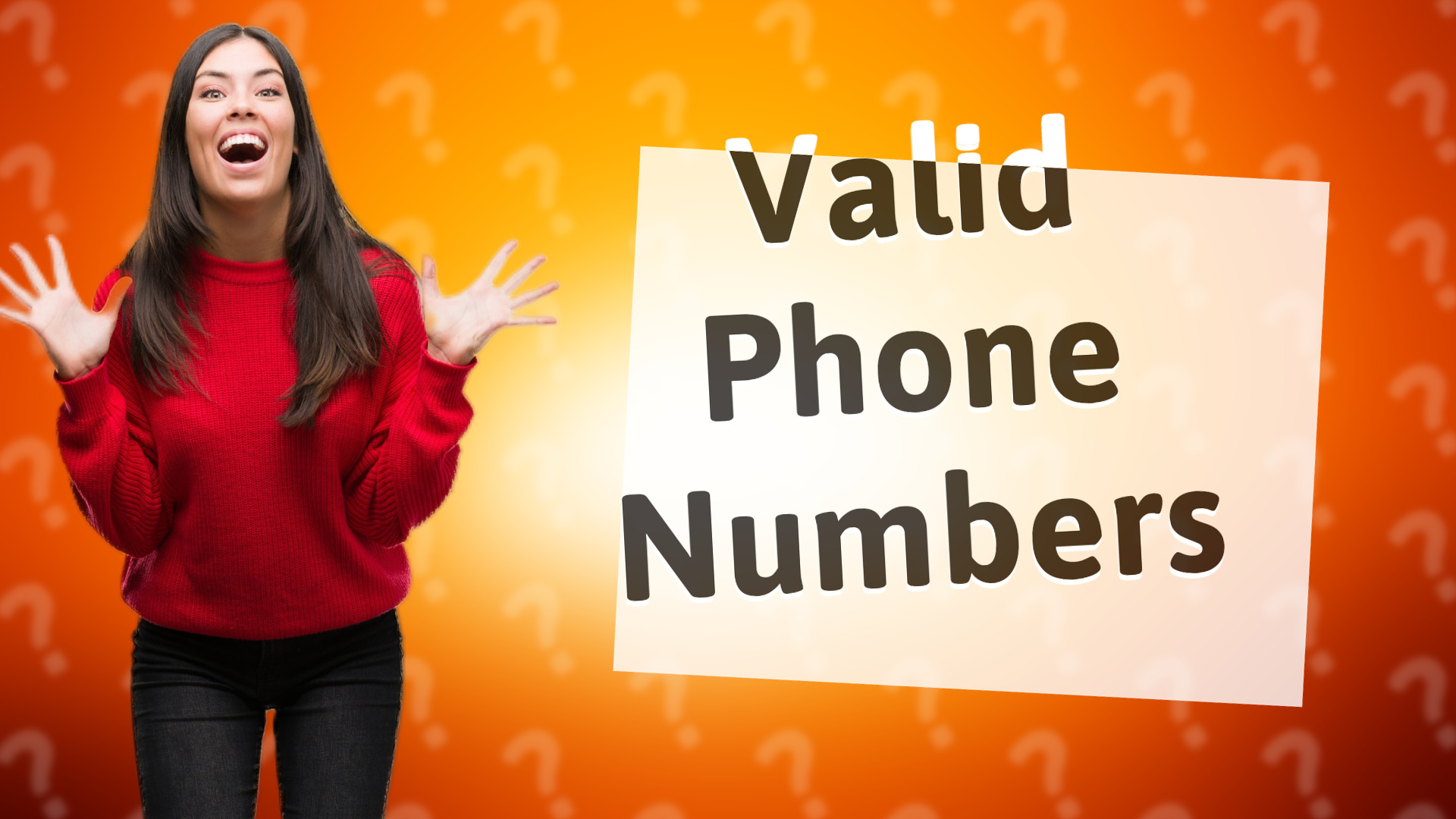 Valid Phone Numbers
