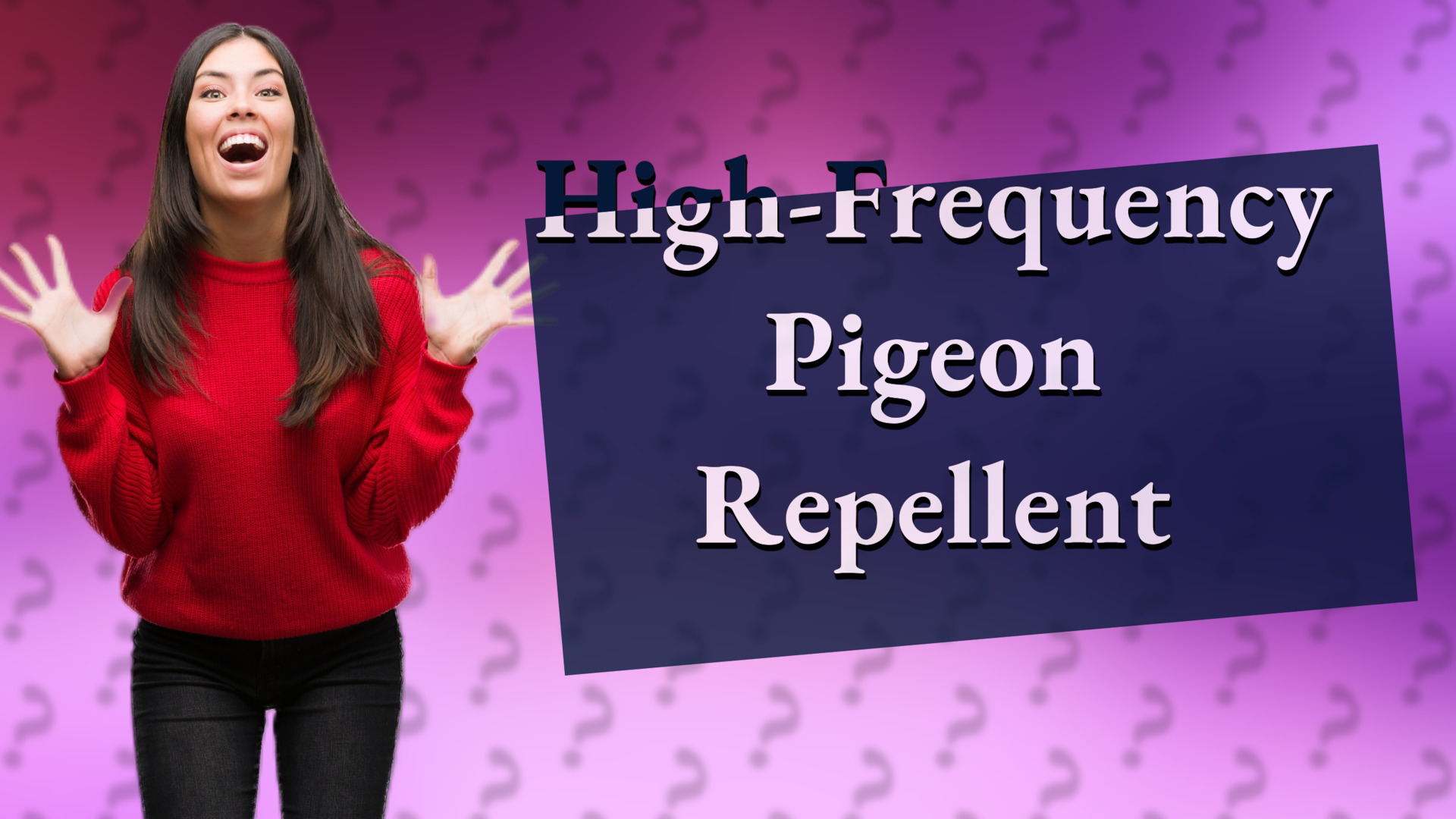 High-Frequency Pigeon Repellent