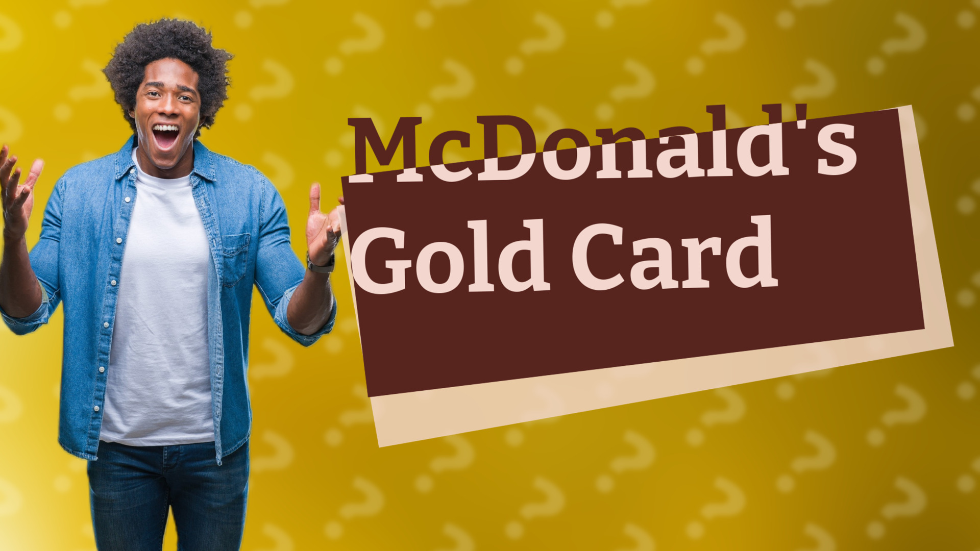 McDonald's Gold Card