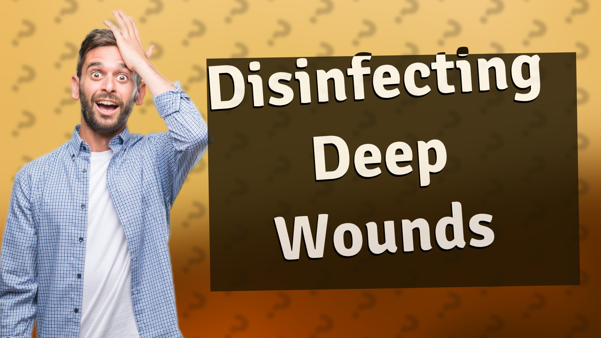 Disinfecting Deep Wounds