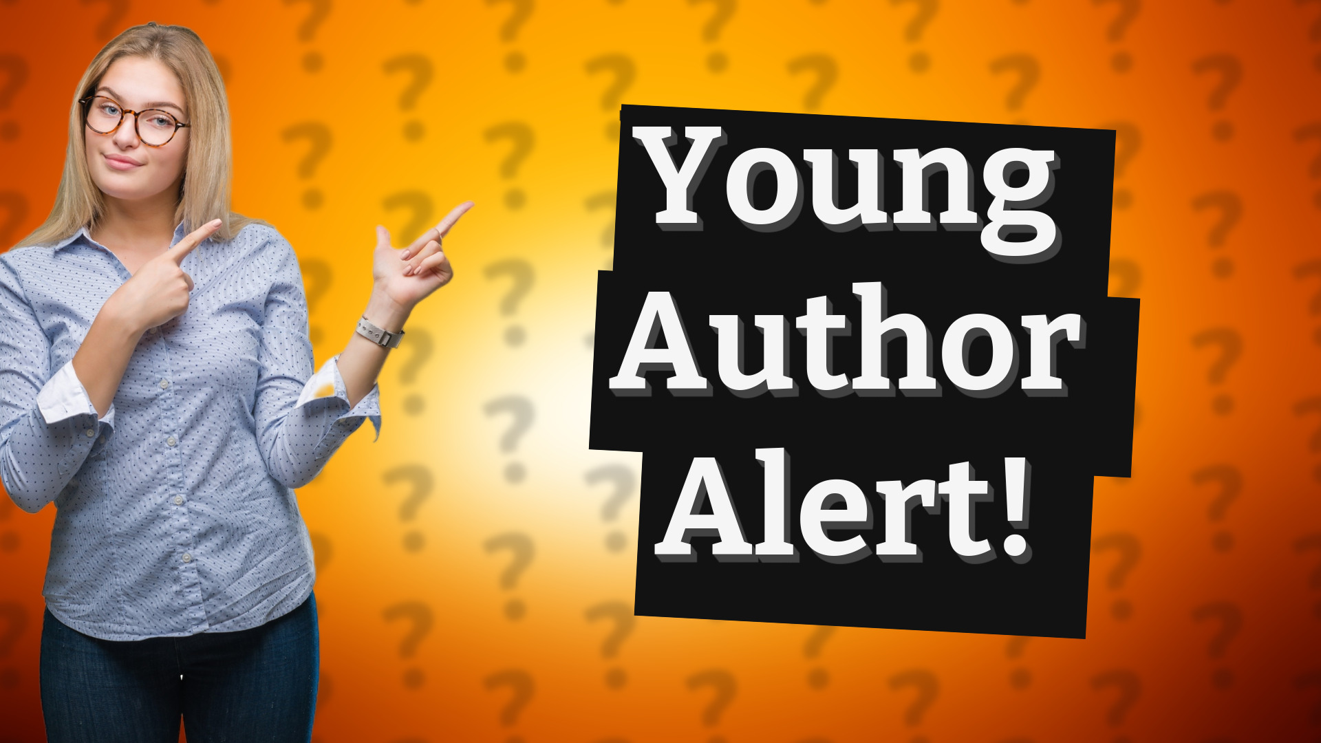 Young Author Alert!