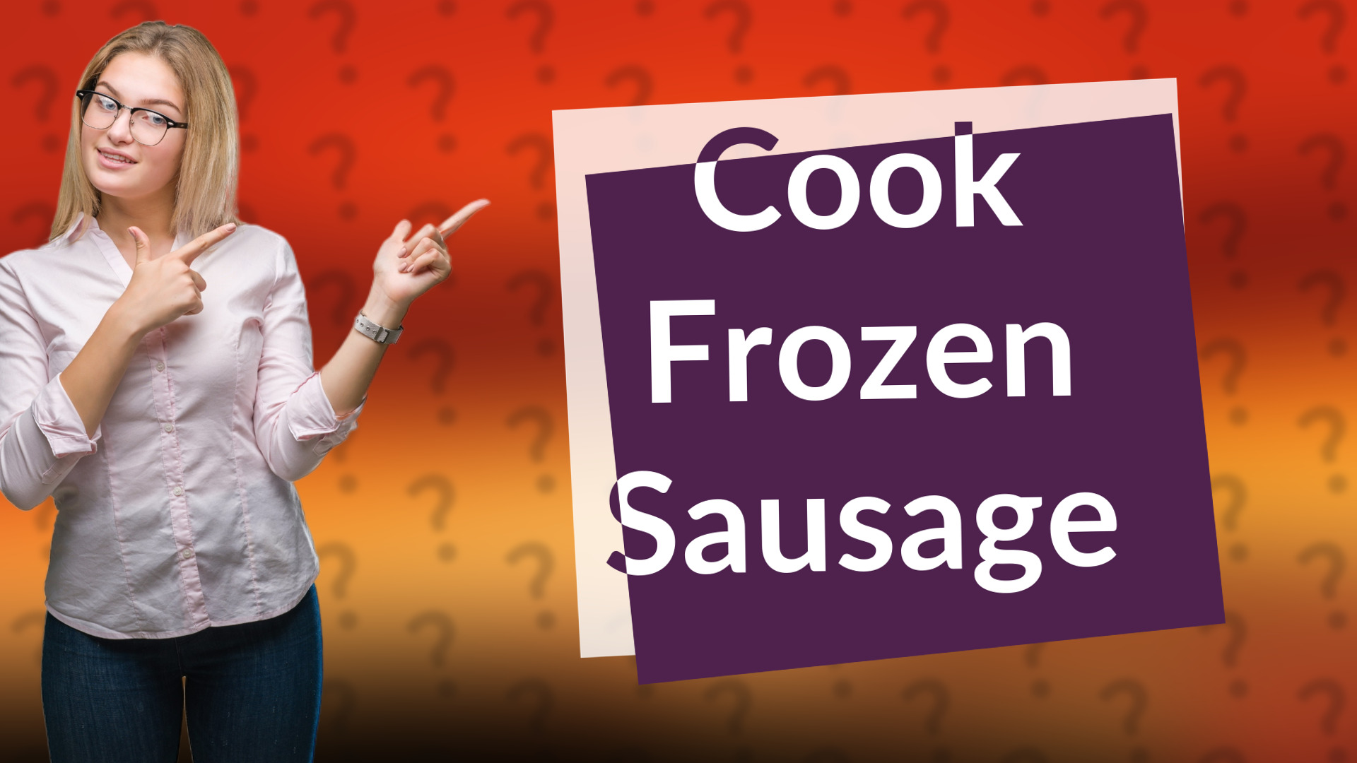 Cook Frozen Sausage