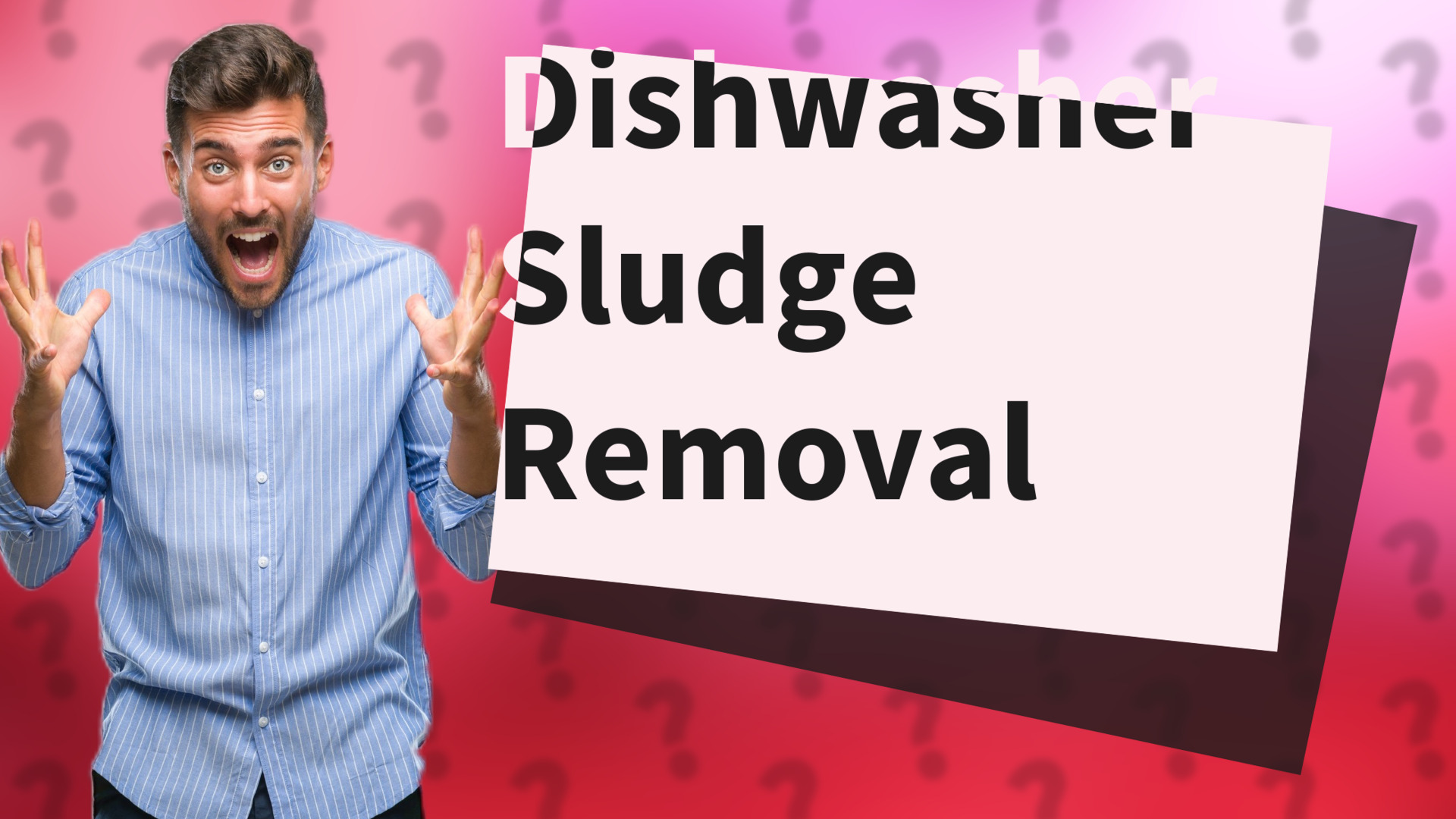 Dishwasher Sludge Removal