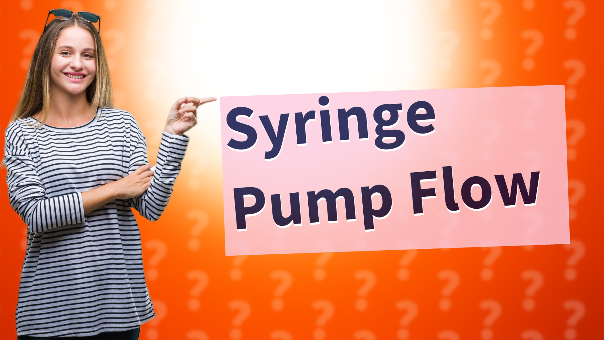 Syringe Pump Flow
